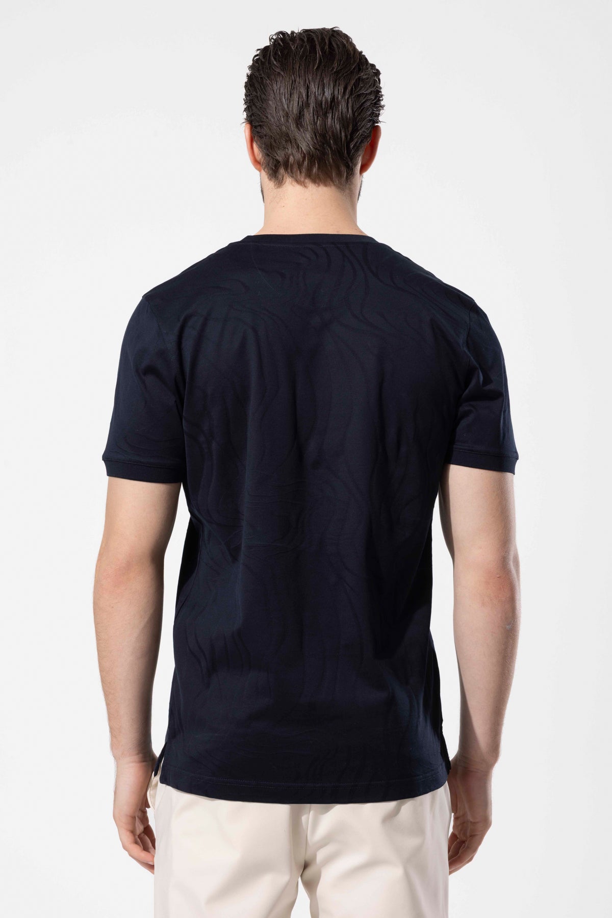Dokulu Merserize T-Shirt