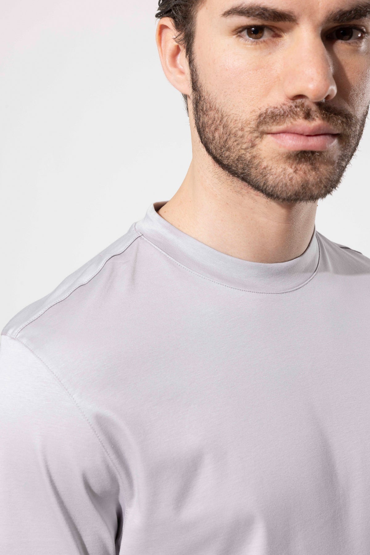 Bisiklet Yaka Merserize T-Shirt