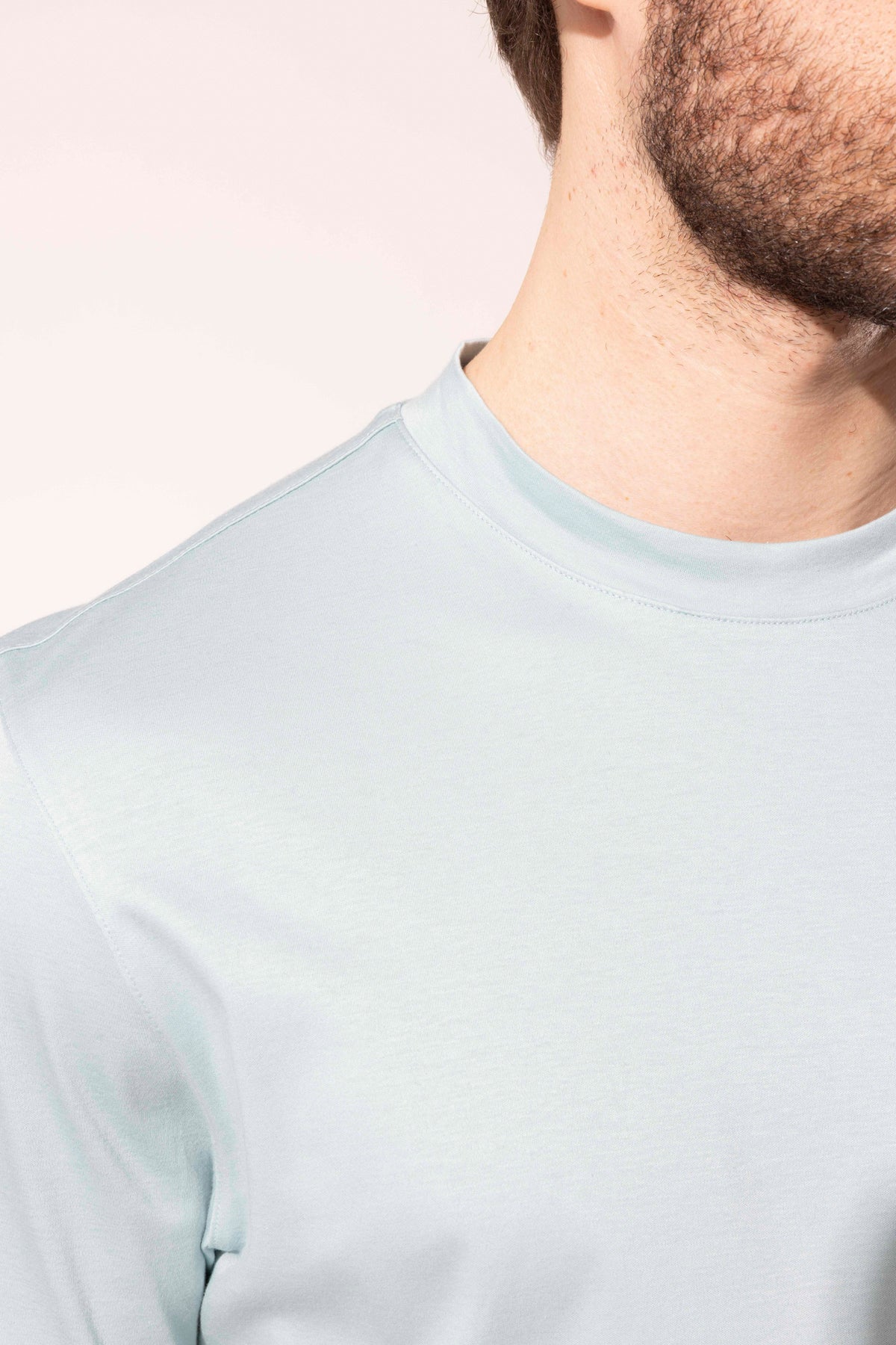 Bisiklet Yaka Merserize T-Shirt
