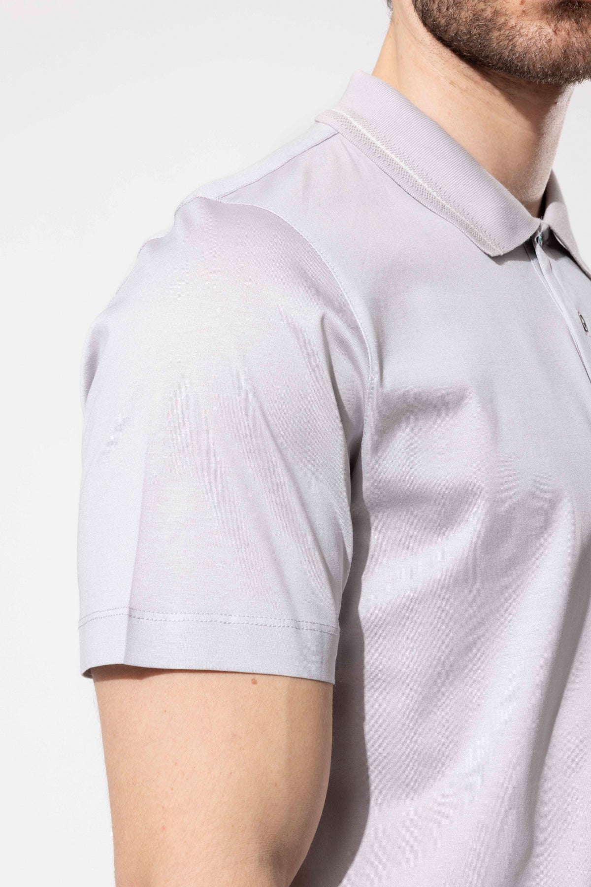 Kontrast Detaylı Merserize Polo