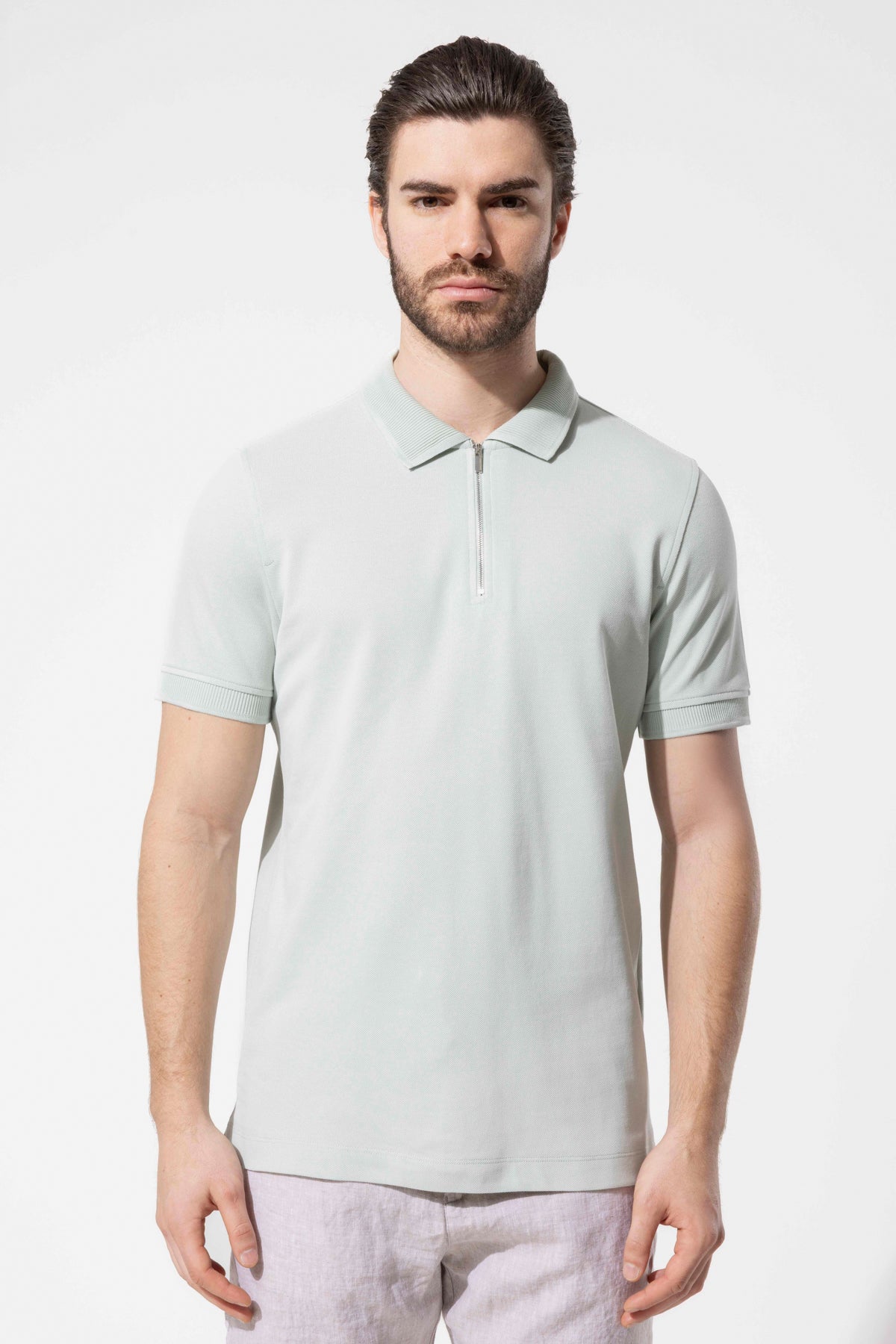 Zip Polo Shirt
