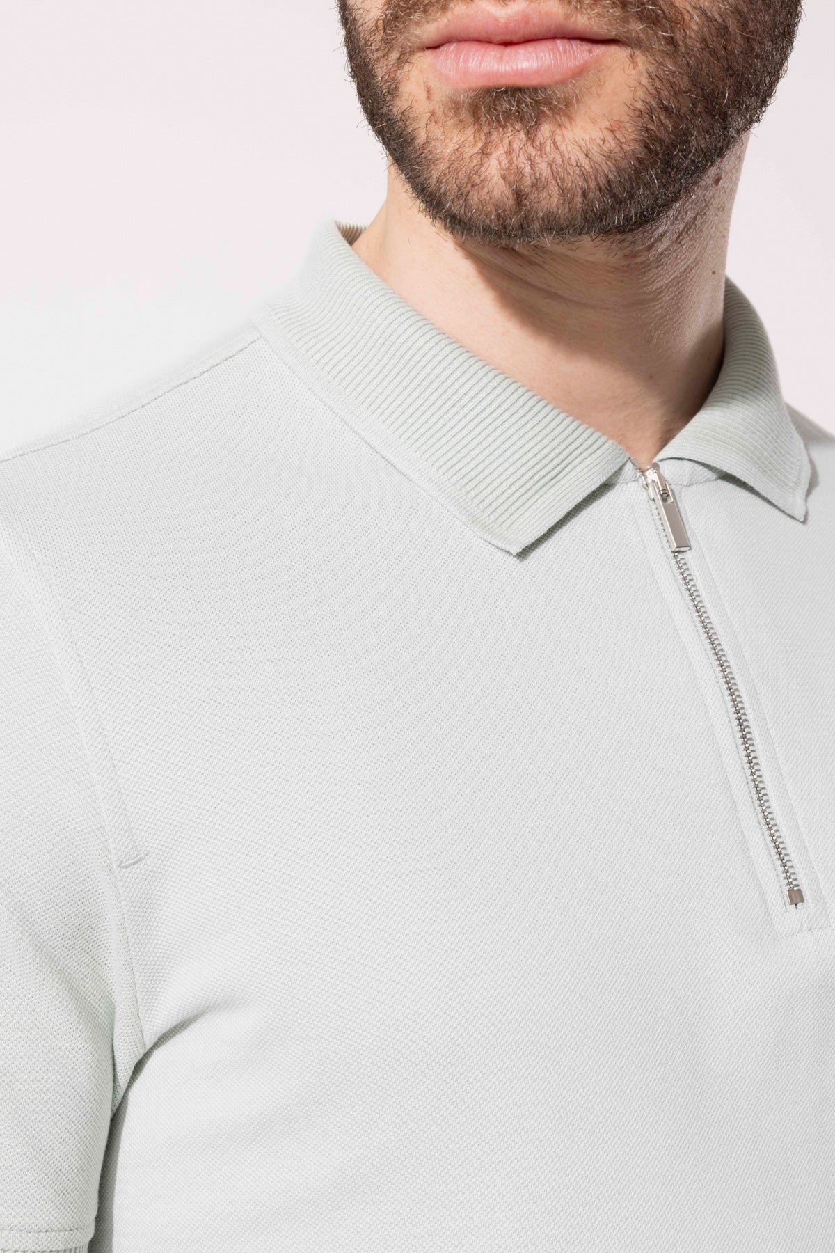 Zip Polo Shirt