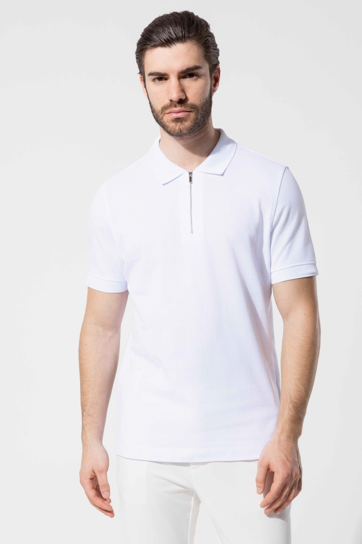 Zip Polo Shirt
