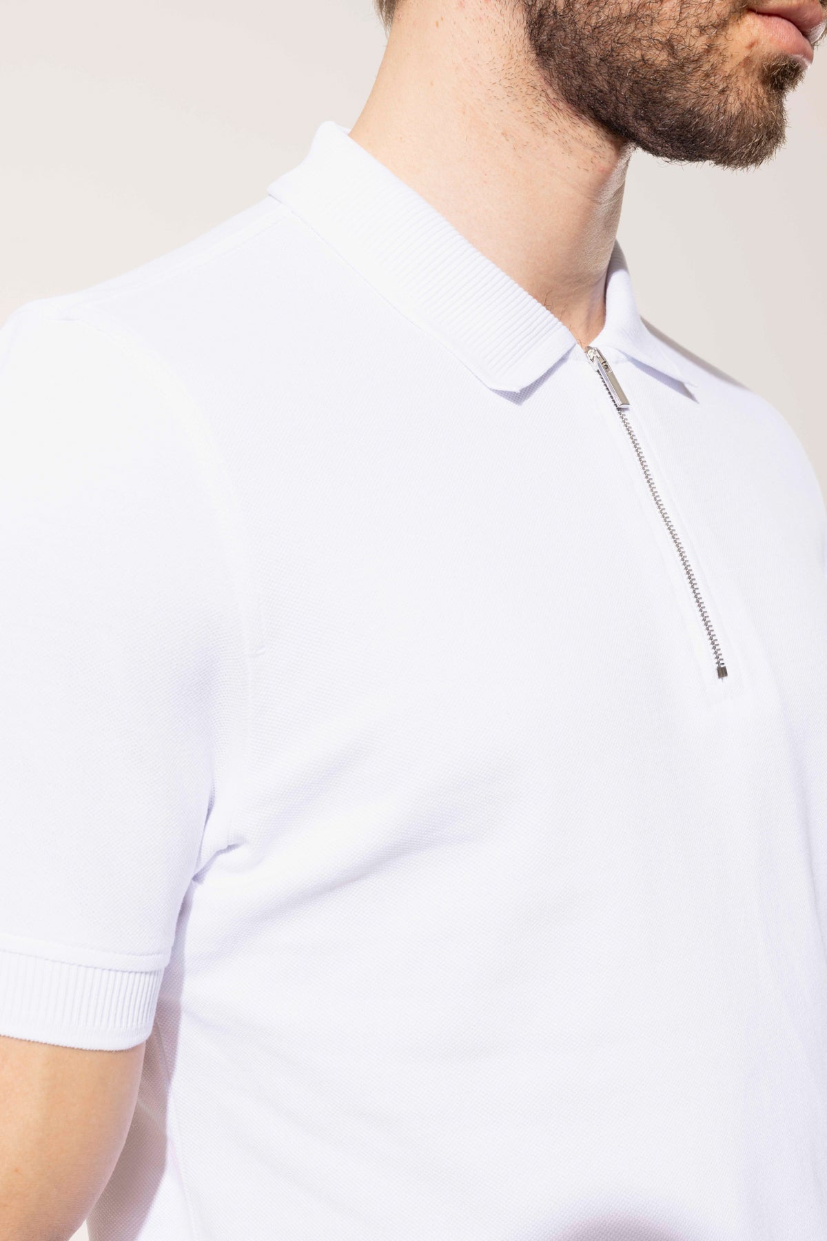 Zip Polo Shirt