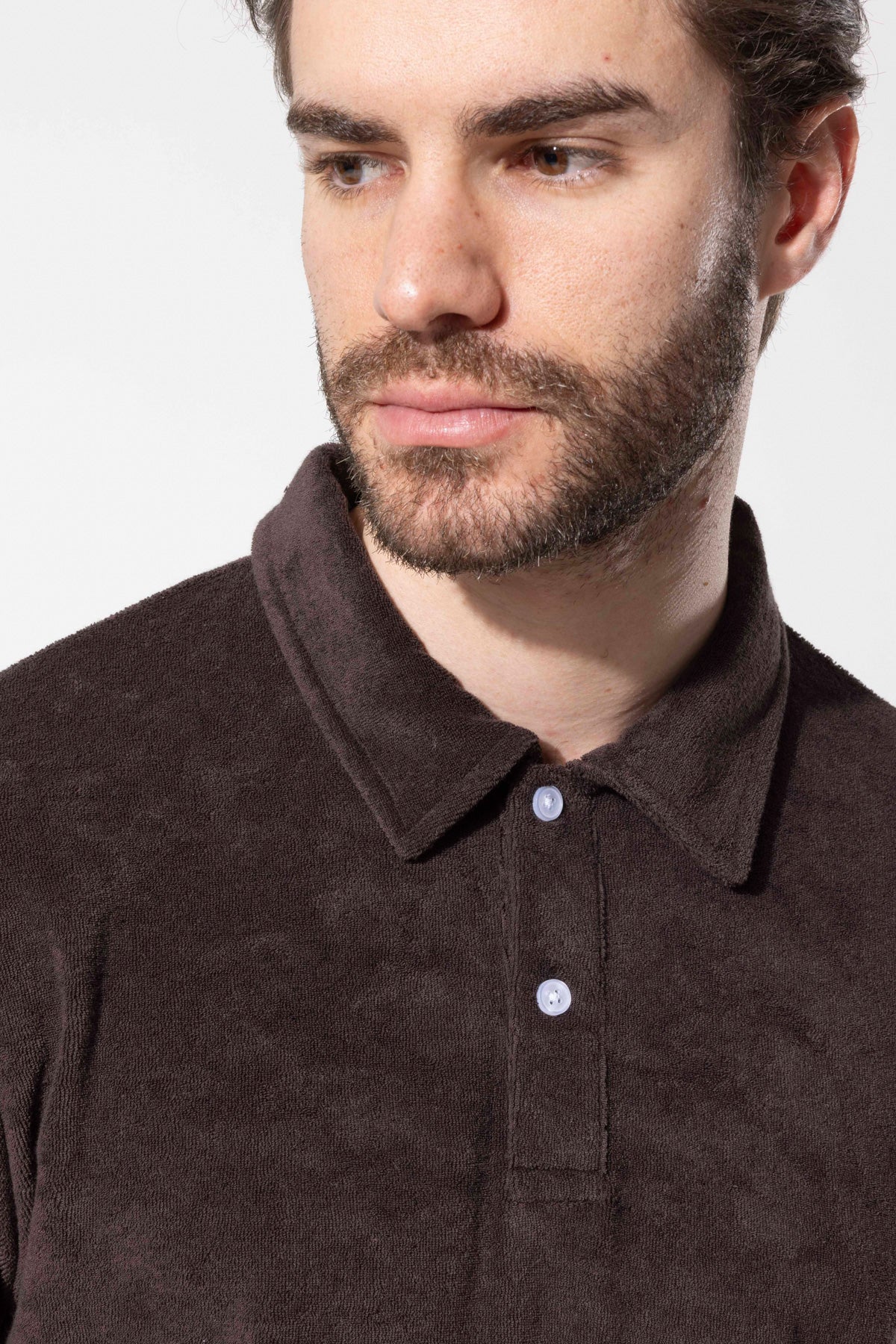Havlu Dokulu Polo T-Shirt