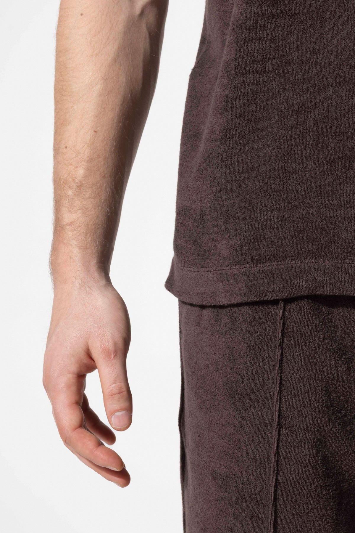 Havlu Dokulu Polo T-Shirt