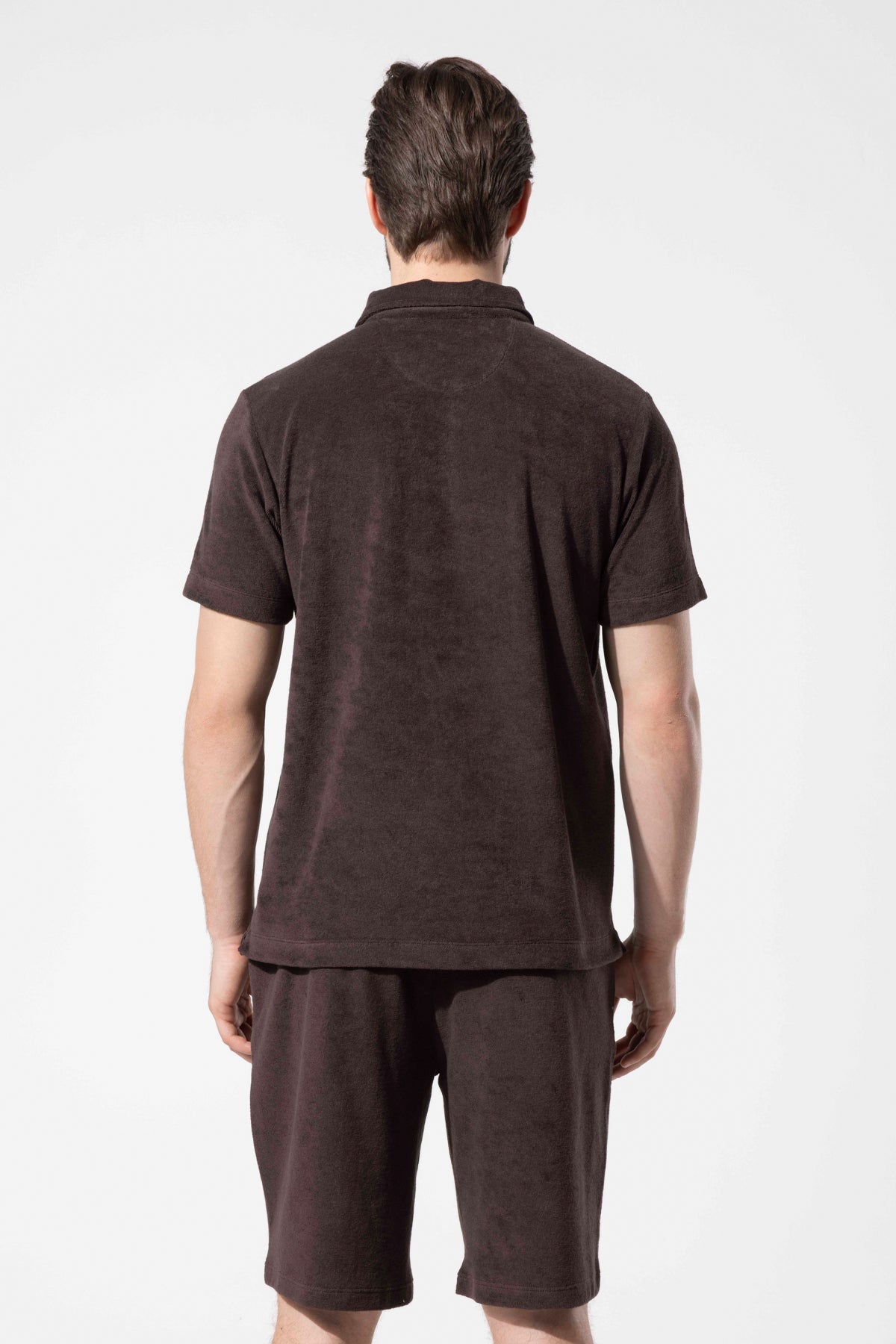 Havlu Dokulu Polo T-Shirt