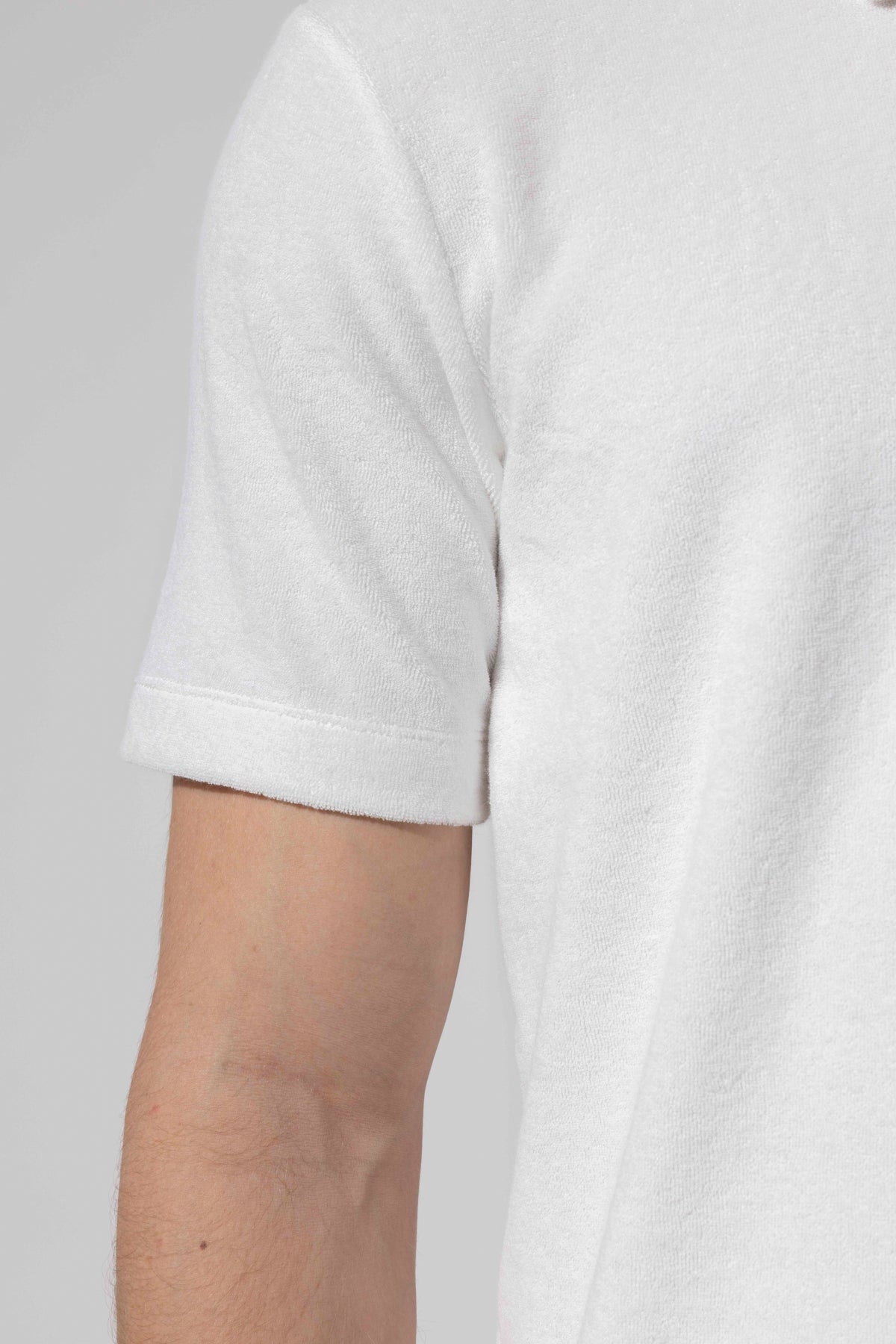 Havlu Dokulu Polo T-Shirt
