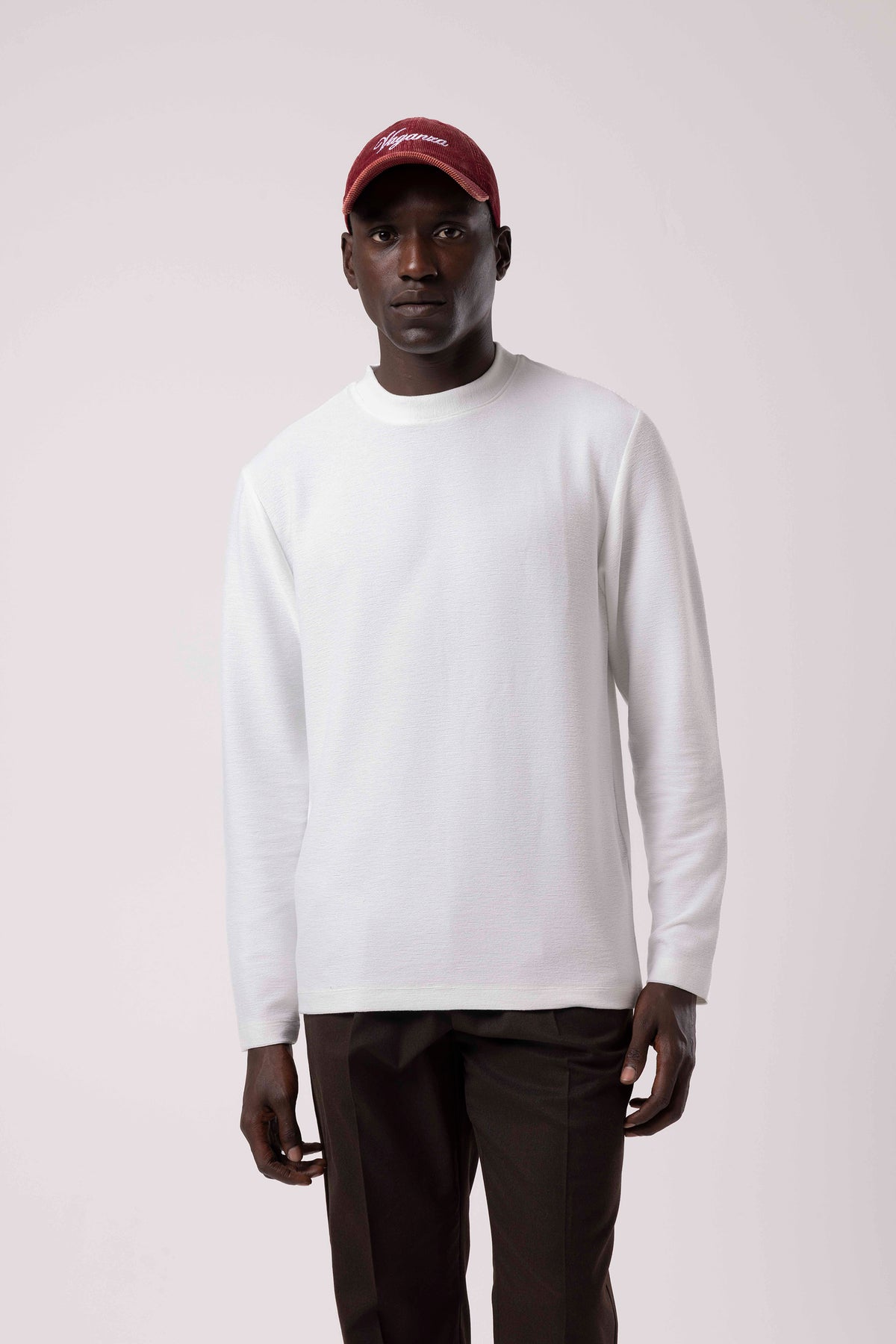 Bisiklet Yaka Uzun Kollu Sweatshirt
