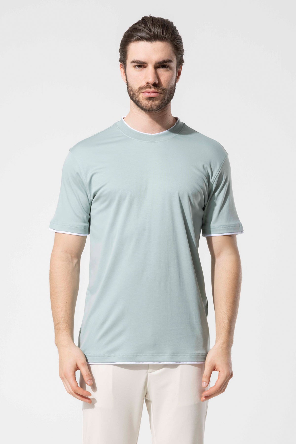 Bisiklet Yaka T-Shirt