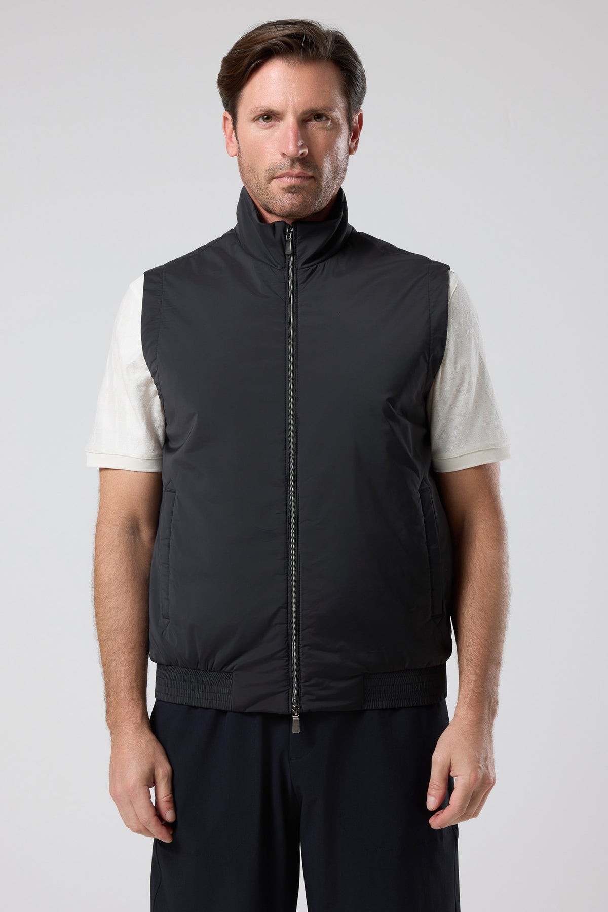 Fermuarlı Dik Yaka Yelek - YLK-7507-BEIGE-S - YLK-7507-BEIGE-S_12