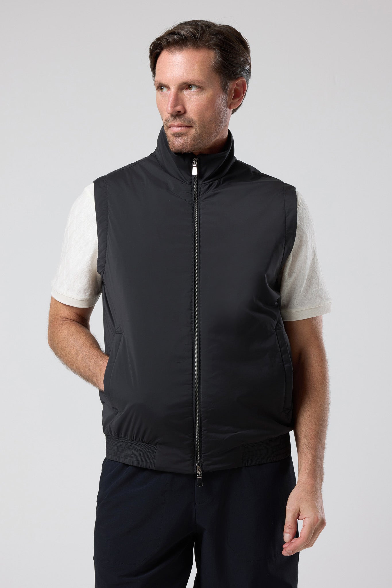 Fermuarlı Dik Yaka Yelek - YLK-7507-BEIGE-S - YLK-7507-BEIGE-S_13