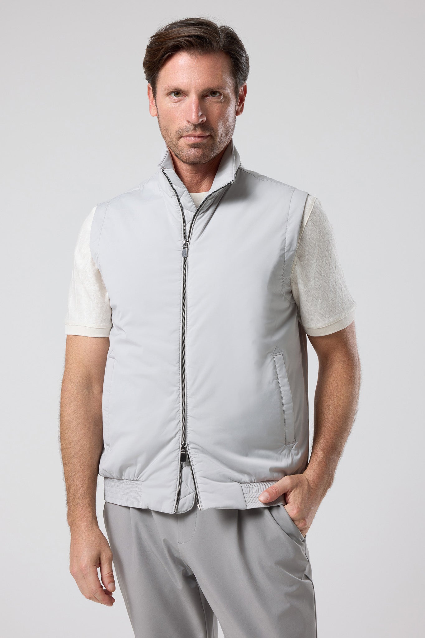 Fermuarlı Dik Yaka Yelek - YLK-7507-BEIGE-S - YLK-7507-BEIGE-S_27
