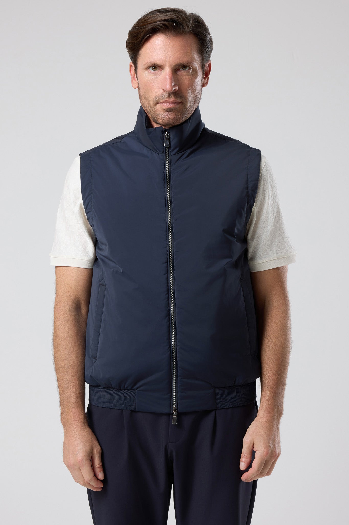 Fermuarlı Dik Yaka Yelek - YLK-7507-BEIGE-S - YLK-7507-BEIGE-S_36