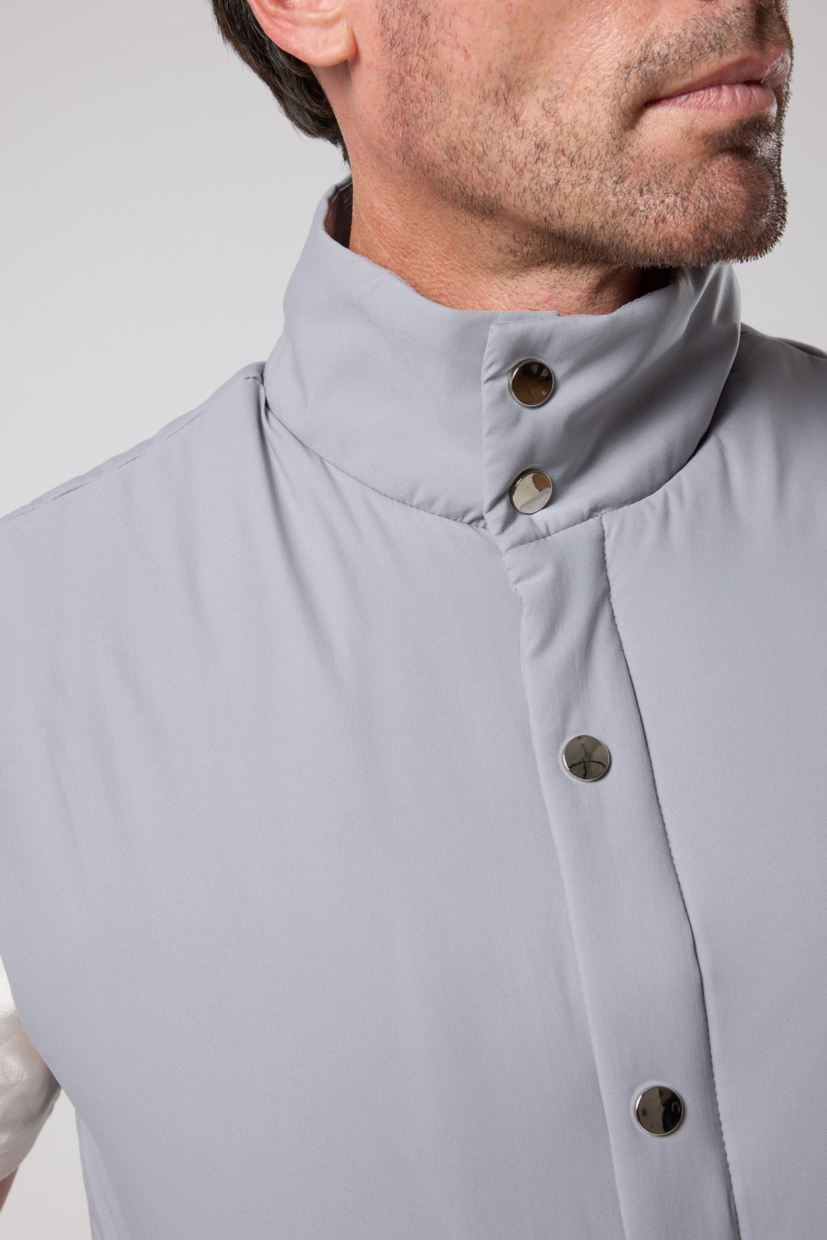Düğmeli Dik Yaka Yelek - YLK-7508-BEIGE-S - YLK-7508-BEIGE-S_19