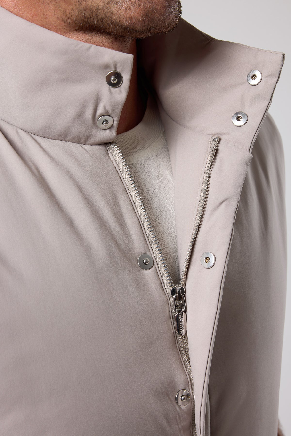Düğmeli Dik Yaka Yelek - YLK-7508-BEIGE-S - YLK-7508-BEIGE-S_6