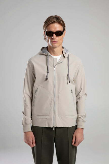 Kapüşonlu Fermuarlı Ceket