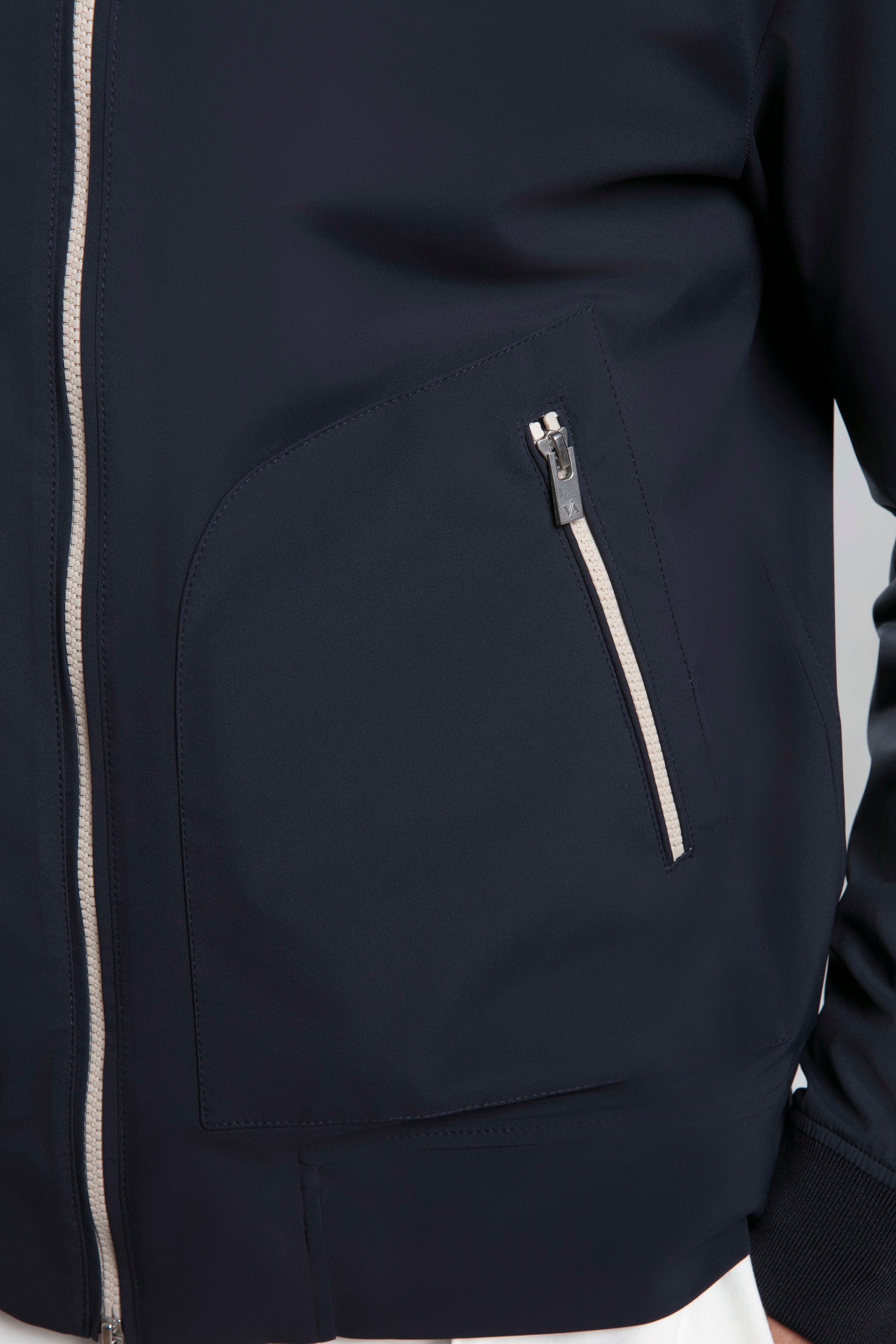 Kapüşonlu Fermuarlı Ceket