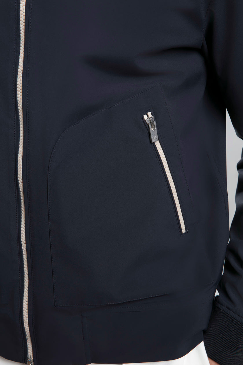 Kapüşonlu Fermuarlı Ceket