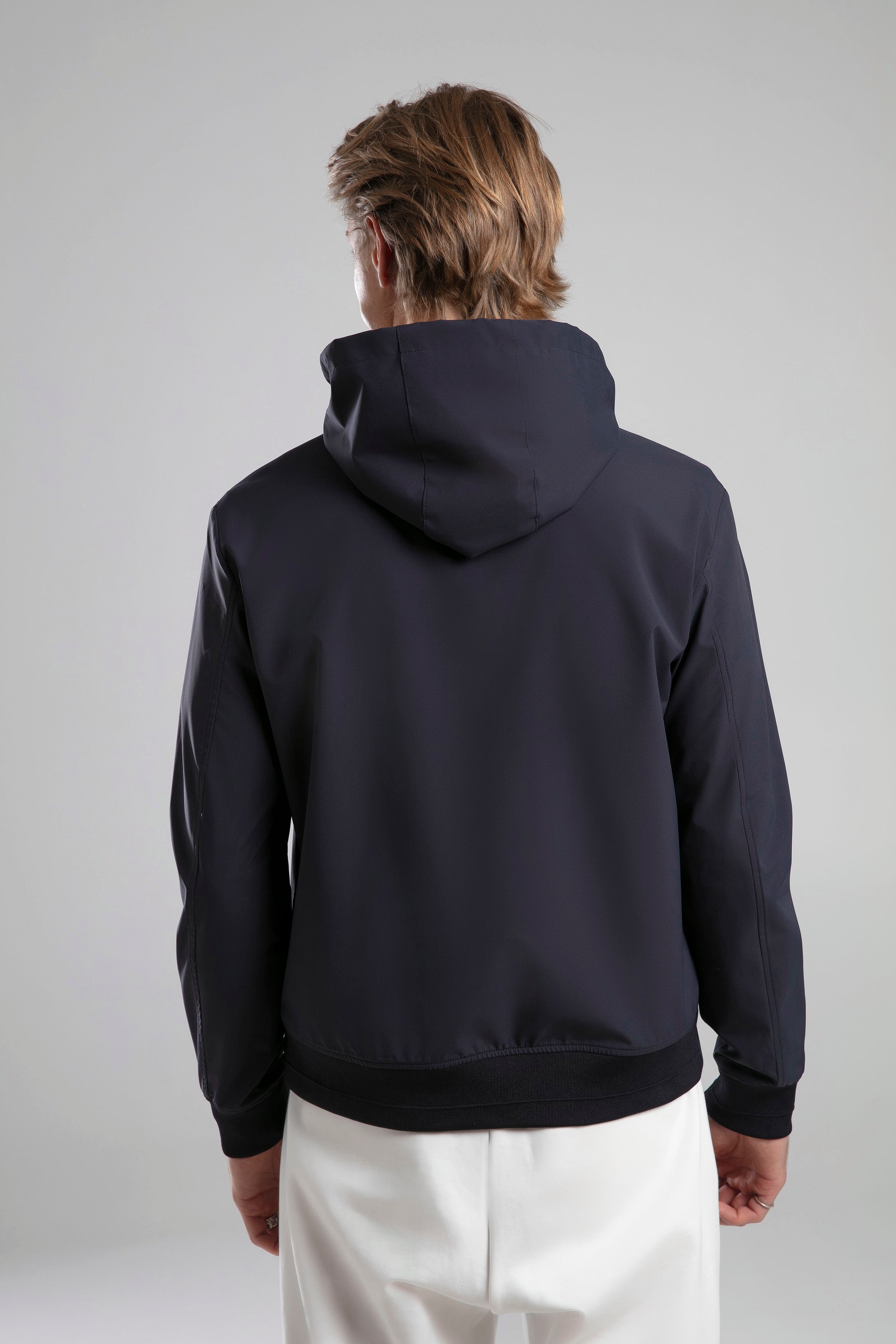 Kapüşonlu Fermuarlı Ceket