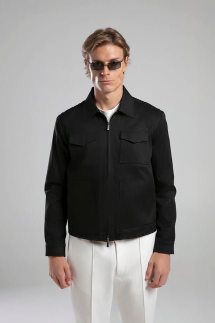 Fermuarlı Kısa Ceket