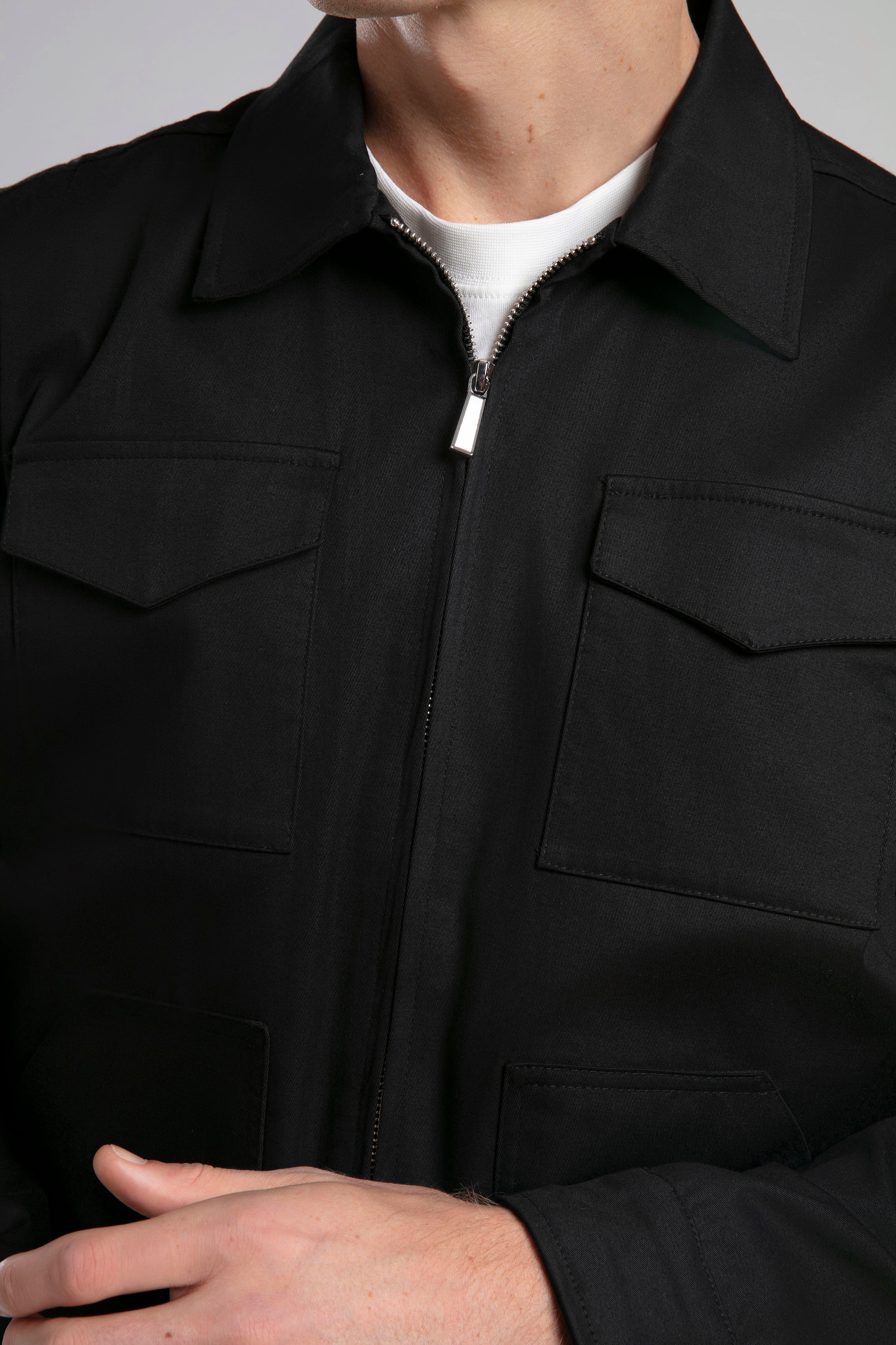 Fermuarlı Kısa Ceket