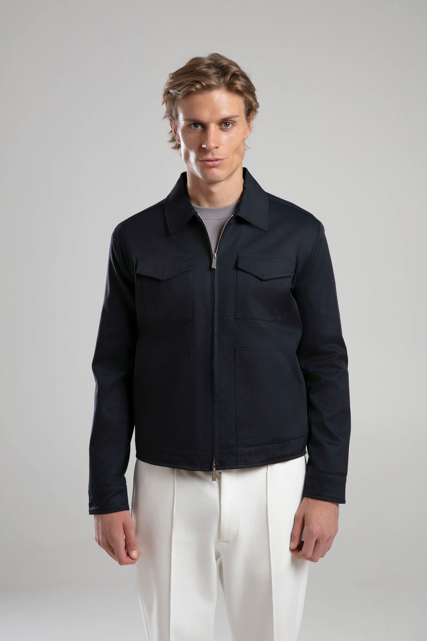 Fermuarlı Kısa Ceket