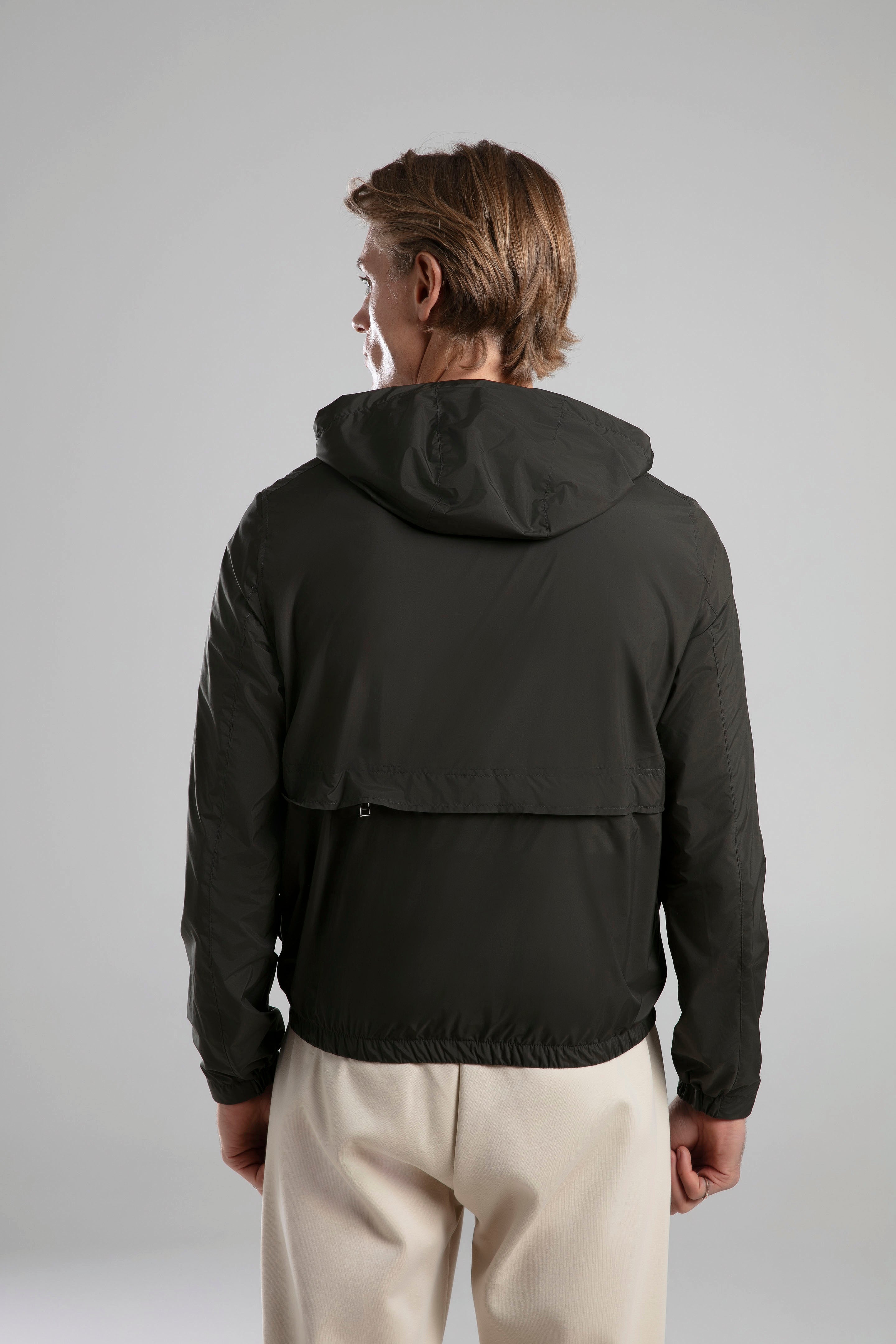 Kapüşonlu Fermuarlı Ceket