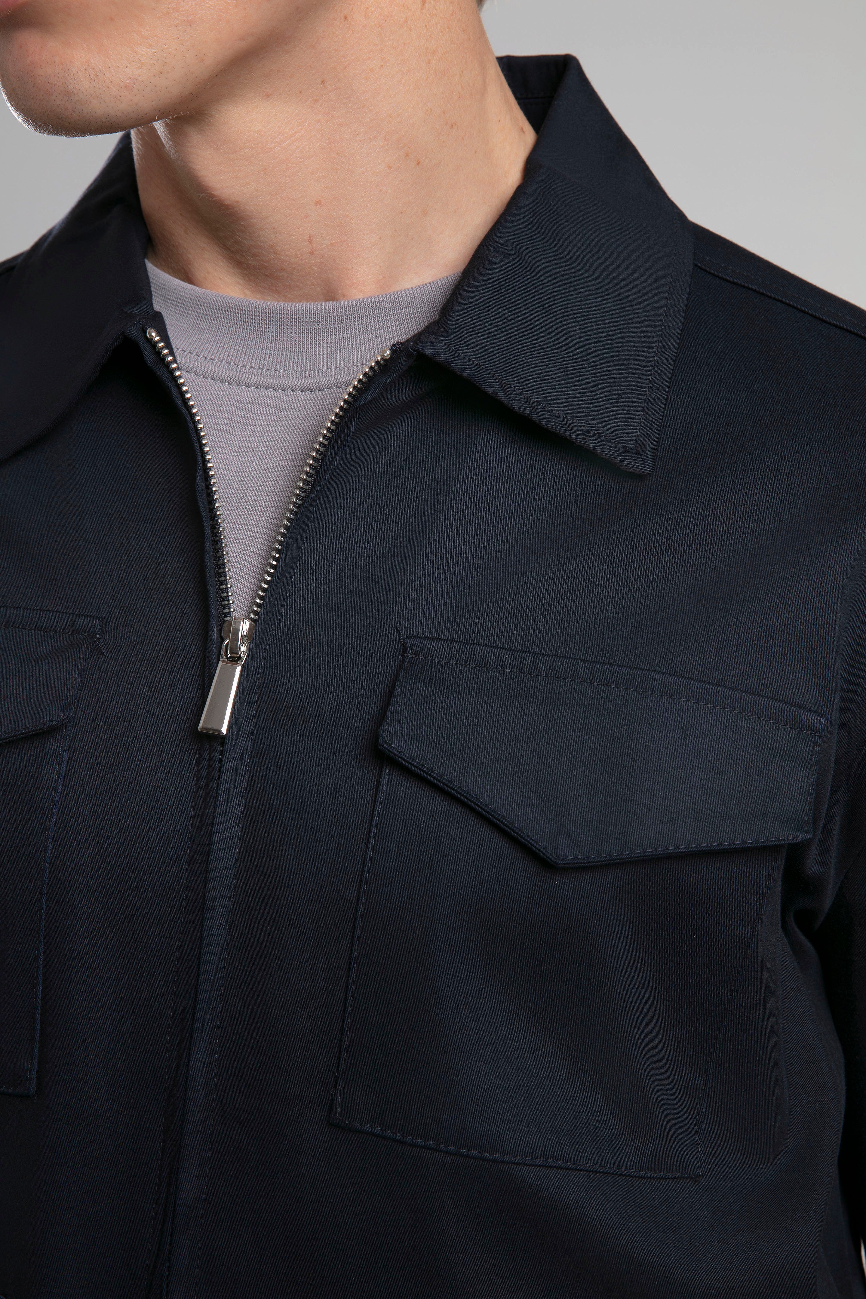 Fermuarlı Kısa Ceket