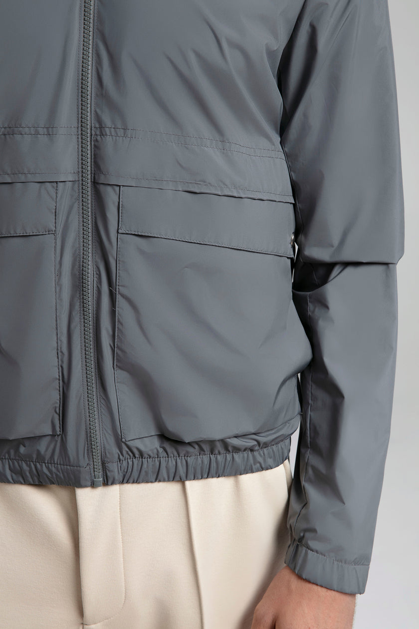 Kapüşonlu Fermuarlı Ceket