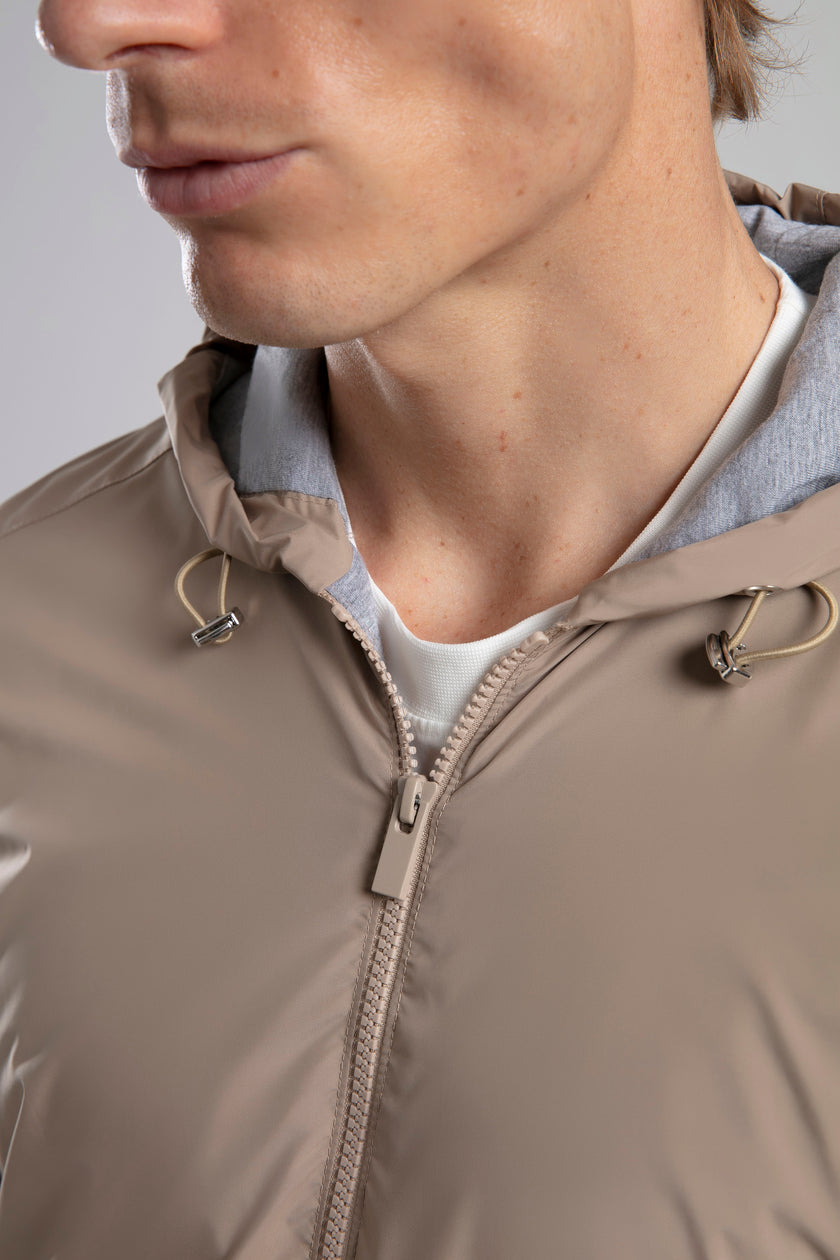 Kapüşonlu Fermuarlı Ceket