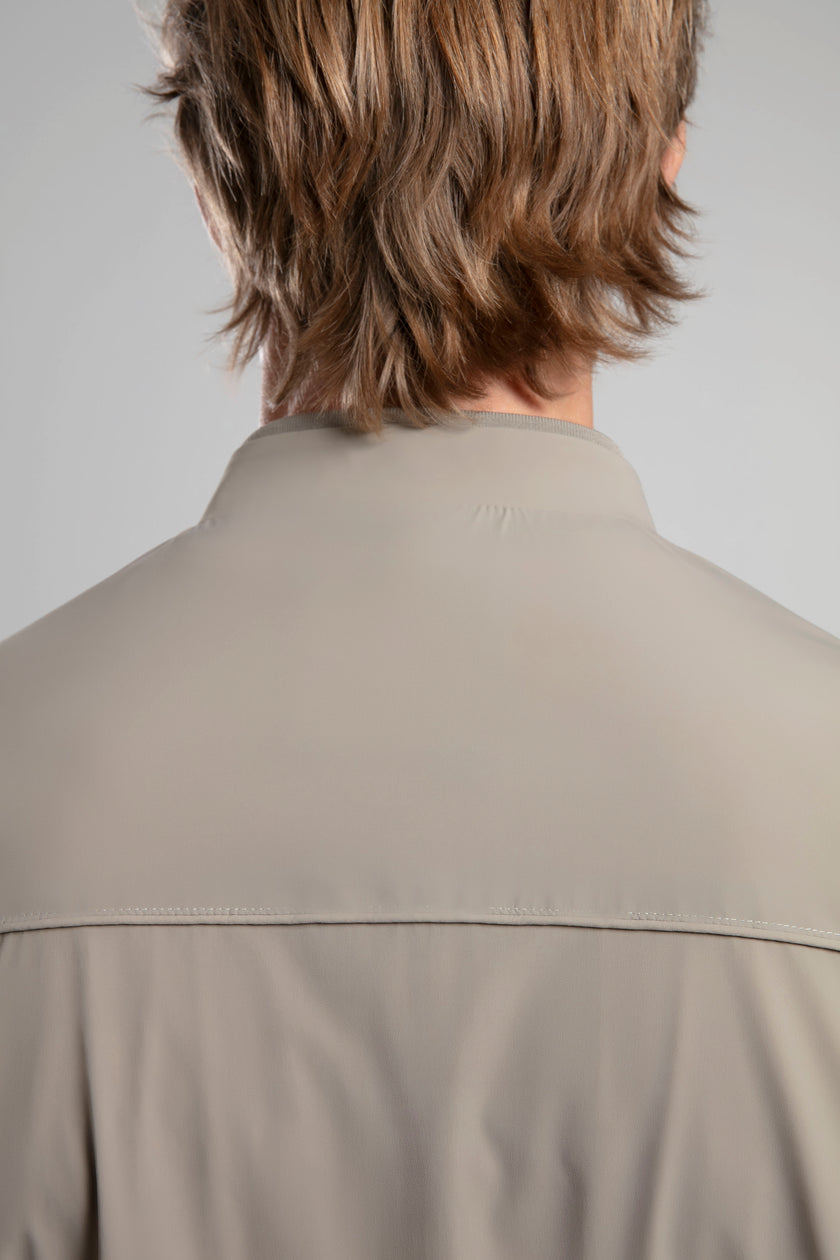 Dik Yaka Fermuarlı Ceket