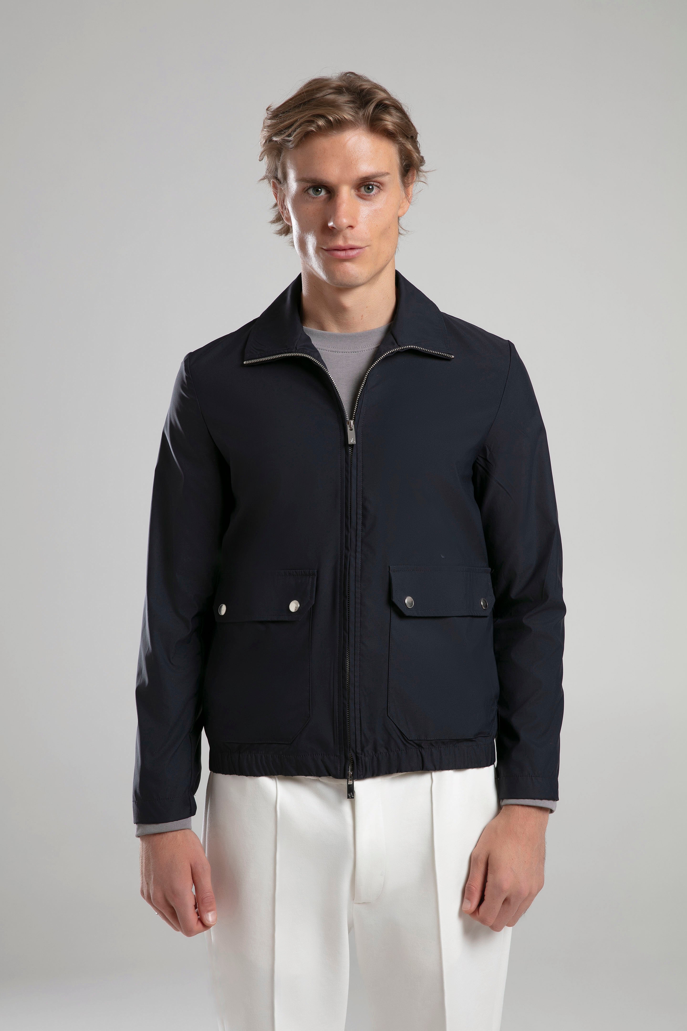 Cep Detaylı Fermuarlı Ceket