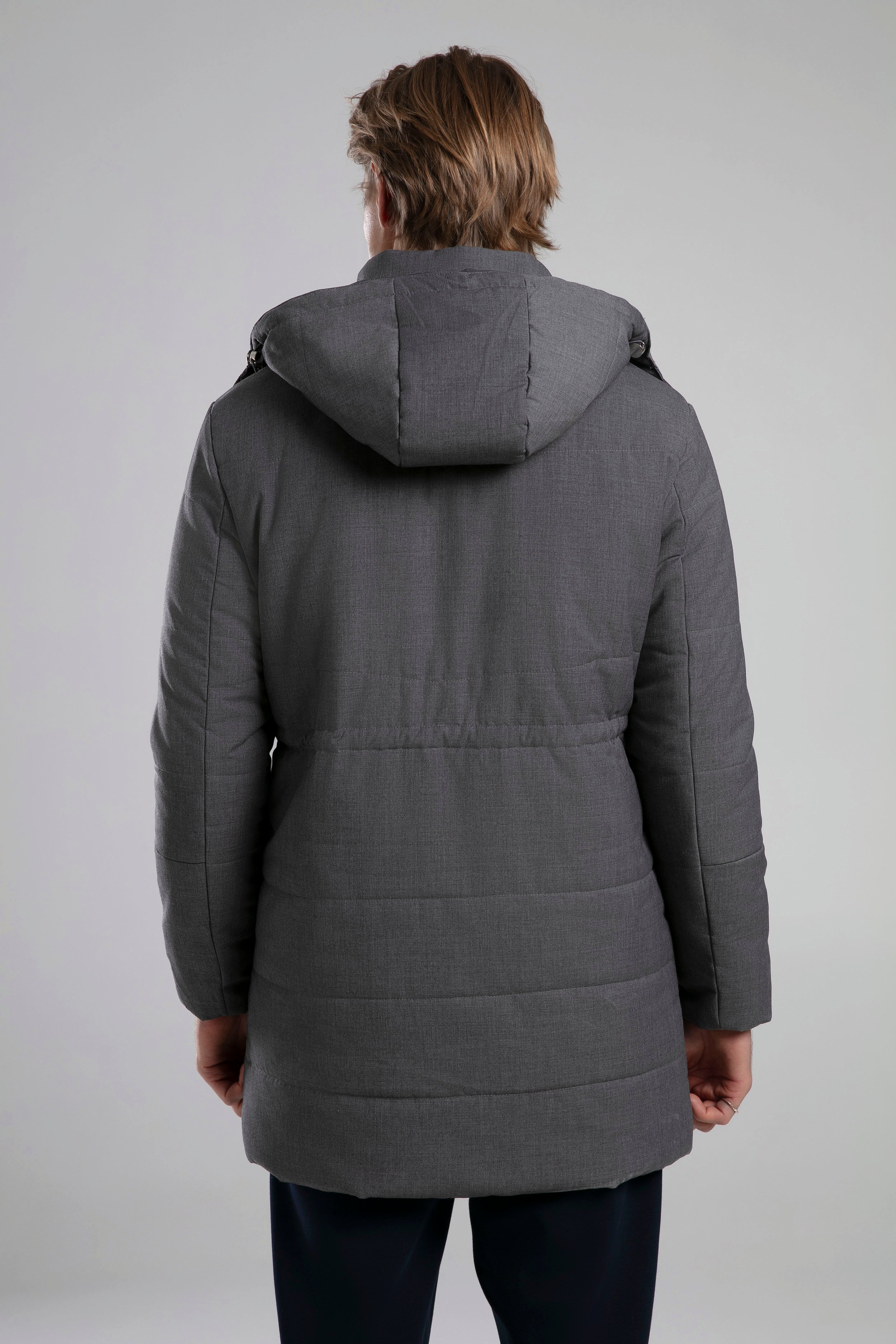 Kapüşonlu Uzun Ceket