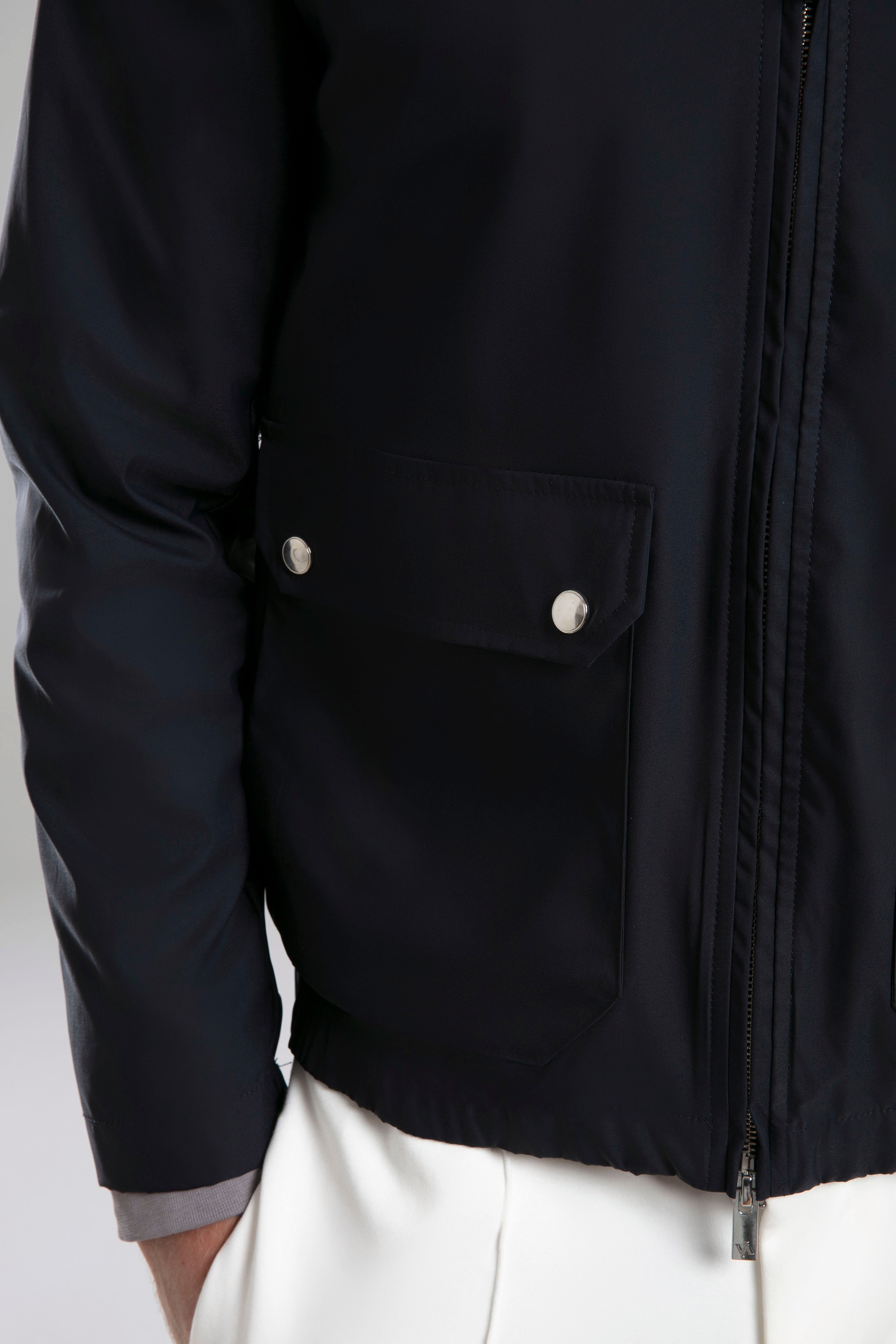 Cep Detaylı Fermuarlı Ceket