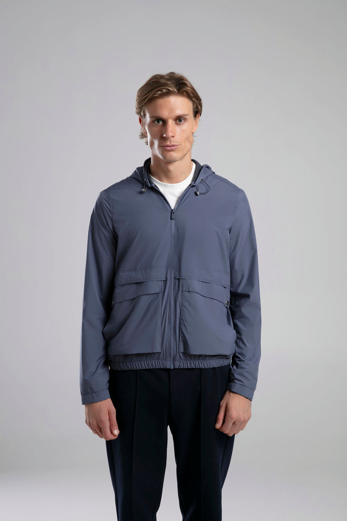 Kapüşonlu Fermuarlı Ceket