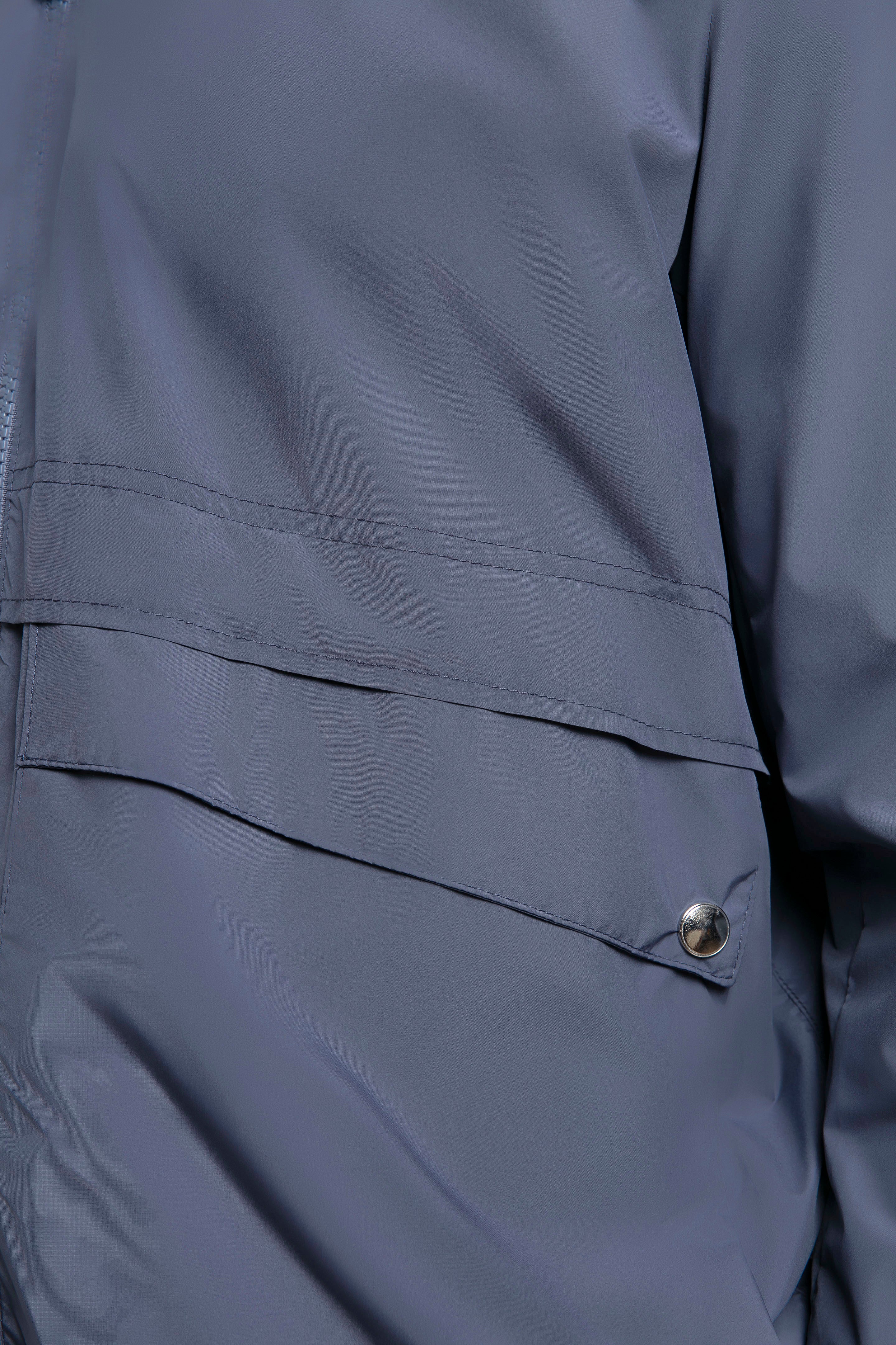 Kapüşonlu Fermuarlı Ceket