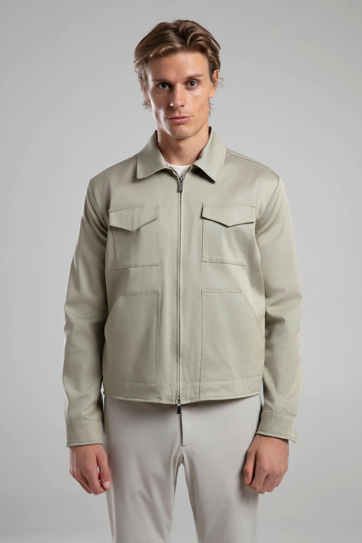 Fermuarlı Kısa Ceket