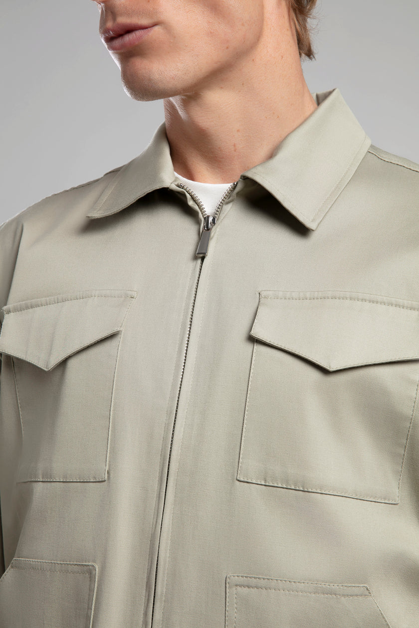 Fermuarlı Kısa Ceket