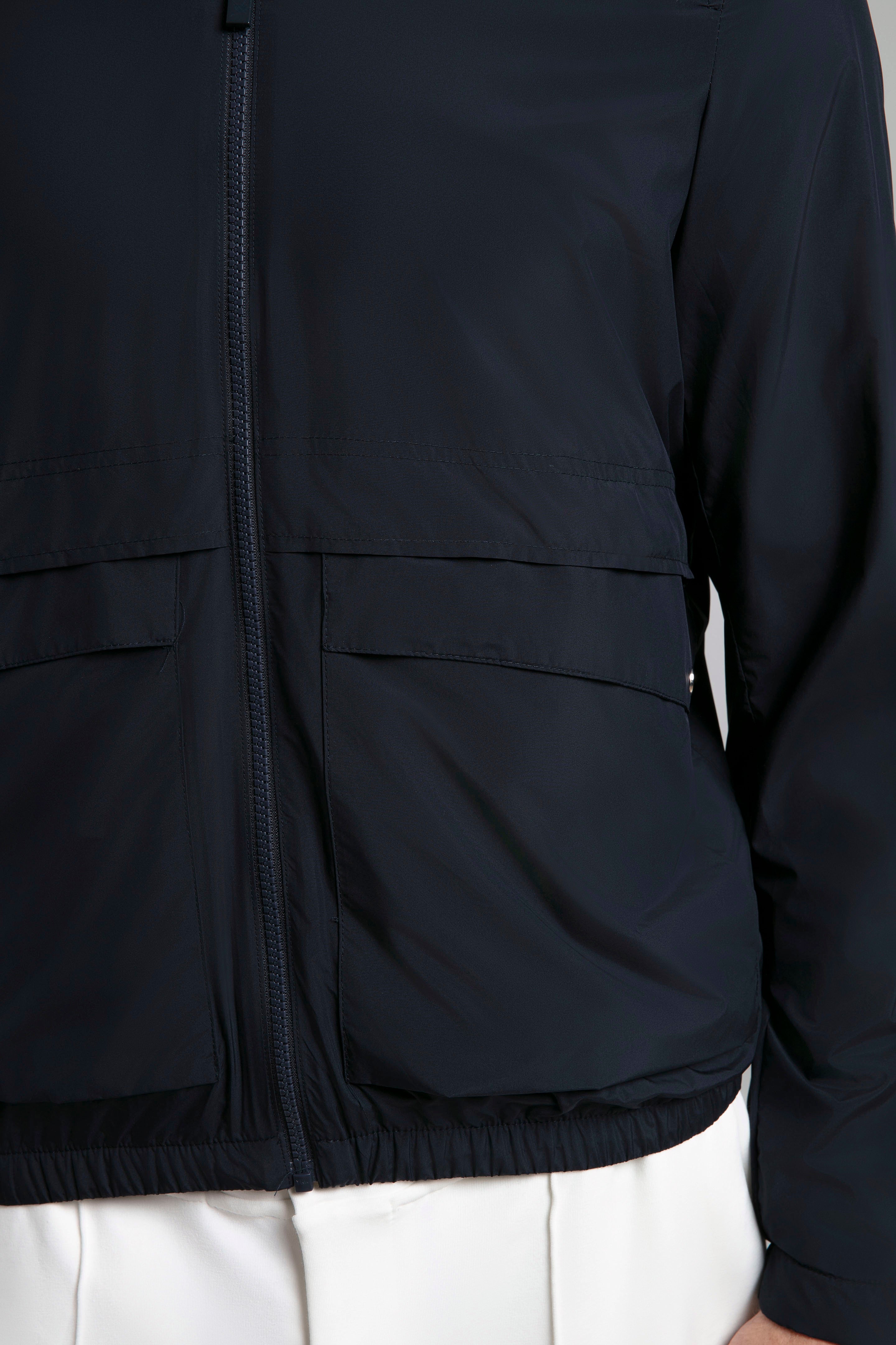 Kapüşonlu Fermuarlı Ceket