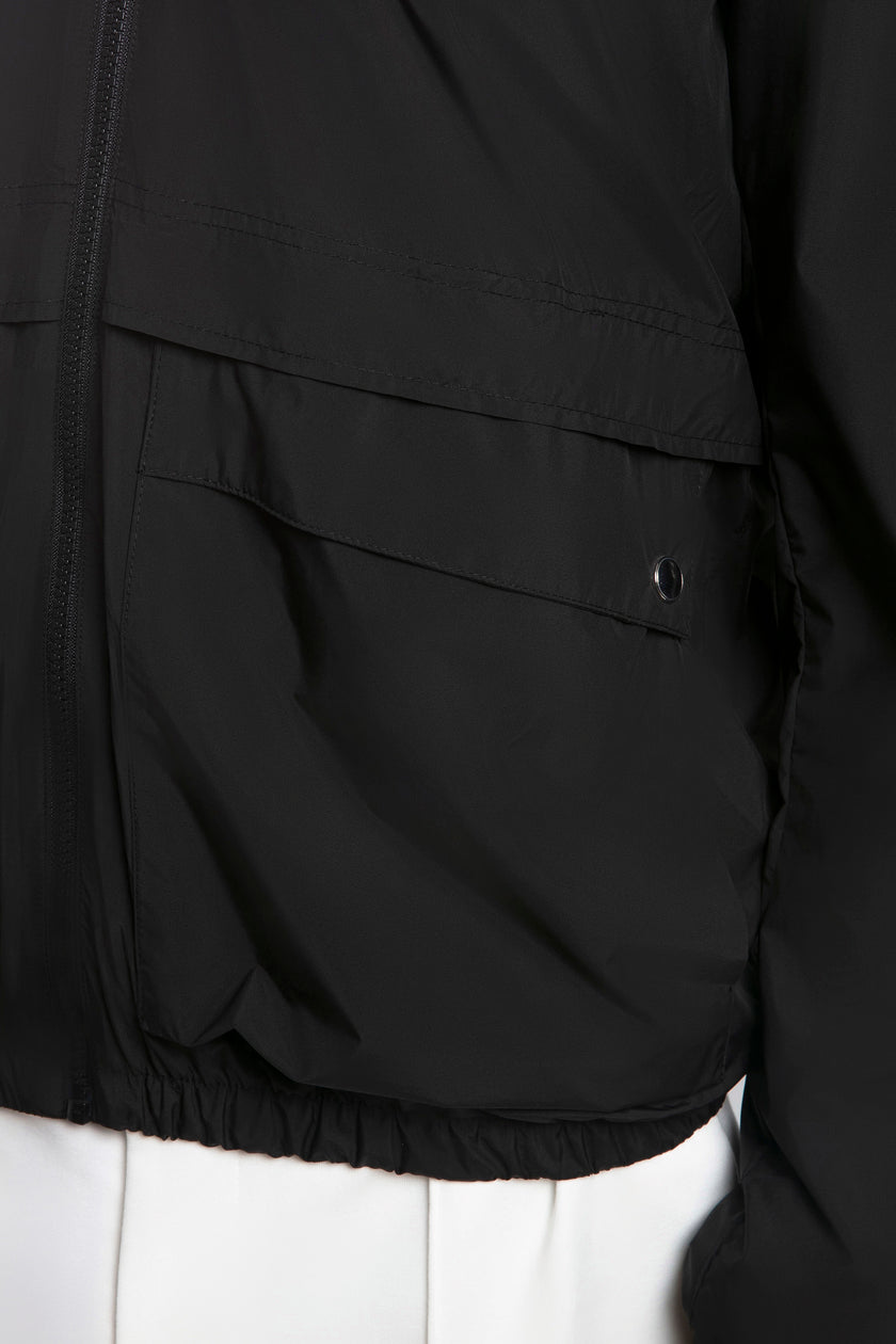 Kapüşonlu Fermuarlı Ceket