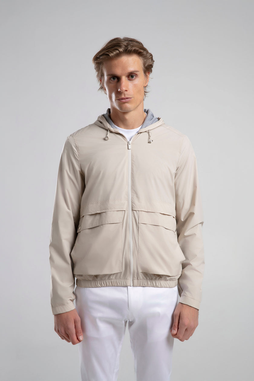 Kapüşonlu Fermuarlı Ceket