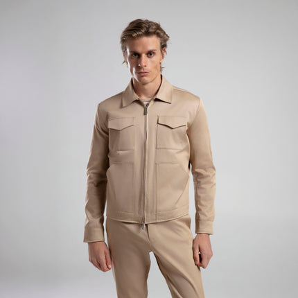 Fermuarlı Kısa Ceket