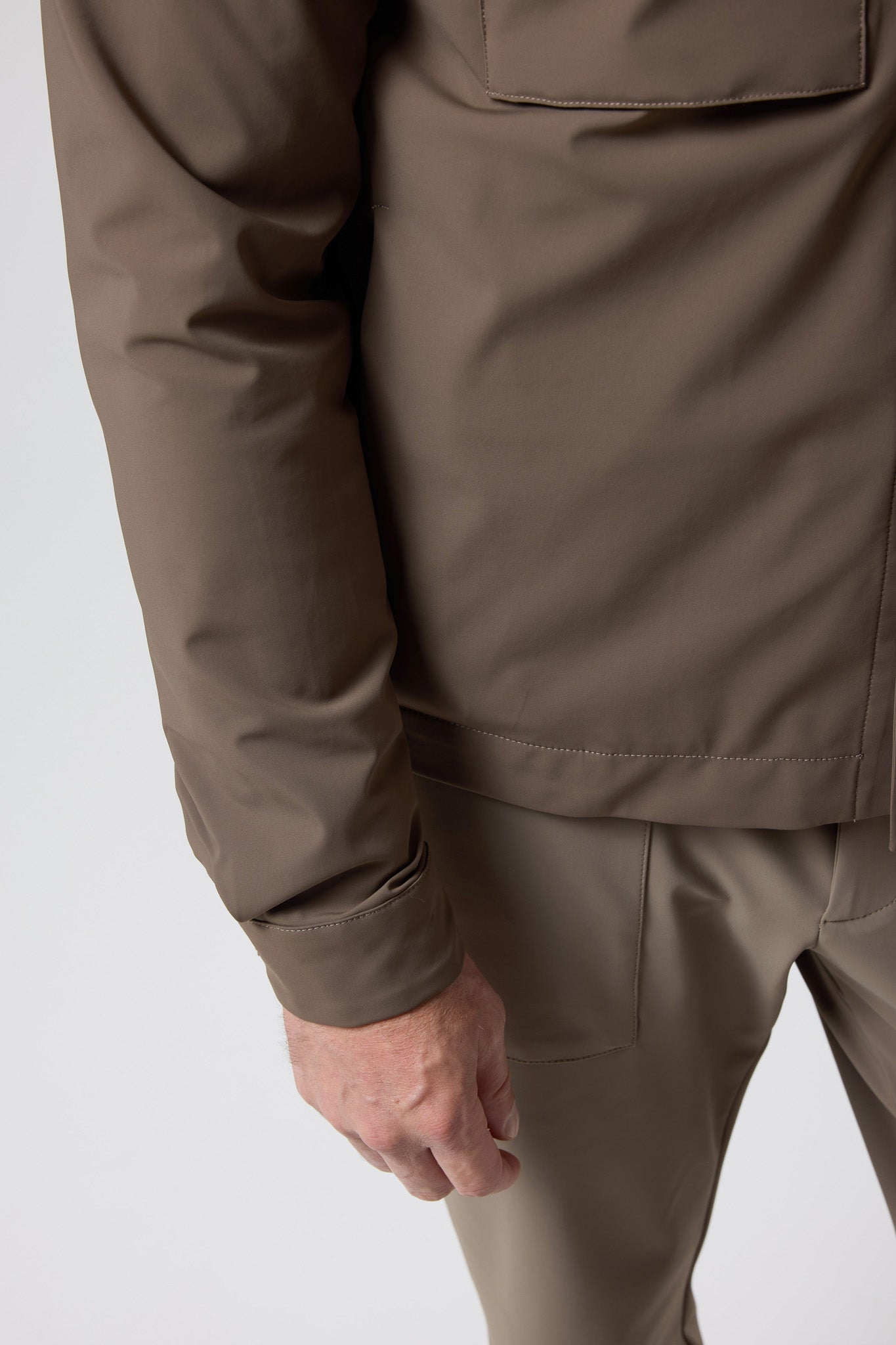 Dik Yaka Fermuarlı Ceket - CKT-5032-BEIGE-S - CKT-5032-BEIGE-S_13