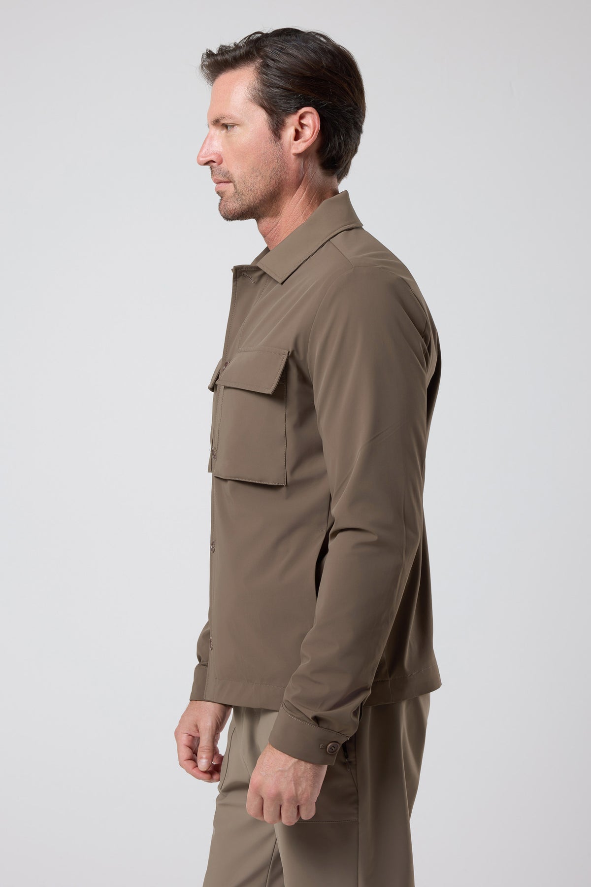 Dik Yaka Fermuarlı Ceket - CKT-5032-BEIGE-S - CKT-5032-BEIGE-S_16