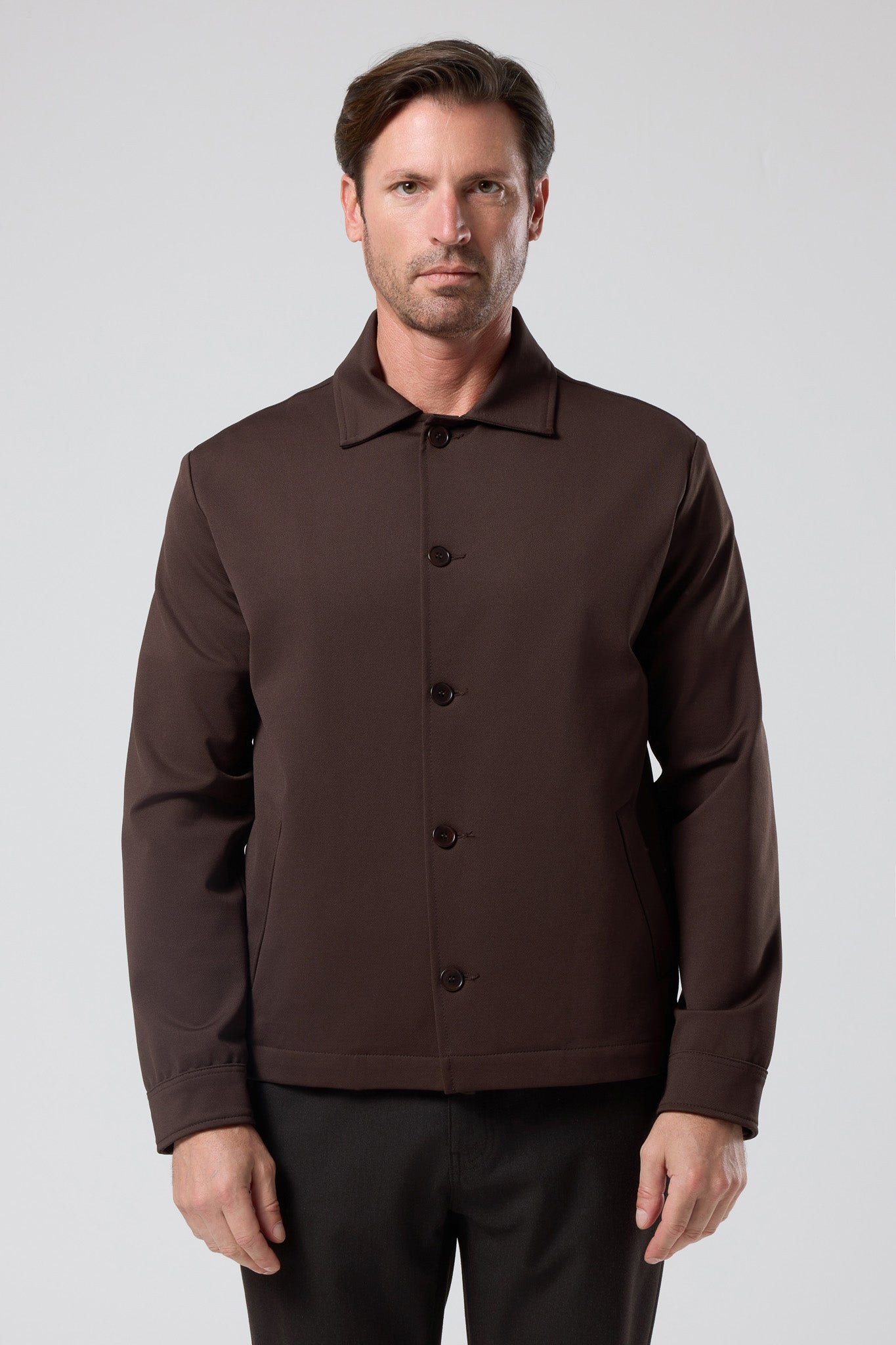 Düğmeli Klasik Yaka Ceket - CKT-5033-BEIGE-S - CKT-5033-BEIGE-S_20