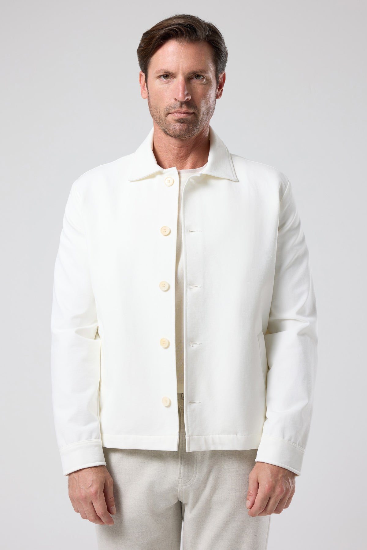 Düğmeli Klasik Yaka Ceket - CKT-5033-BEIGE-S - CKT-5033-BEIGE-S_36