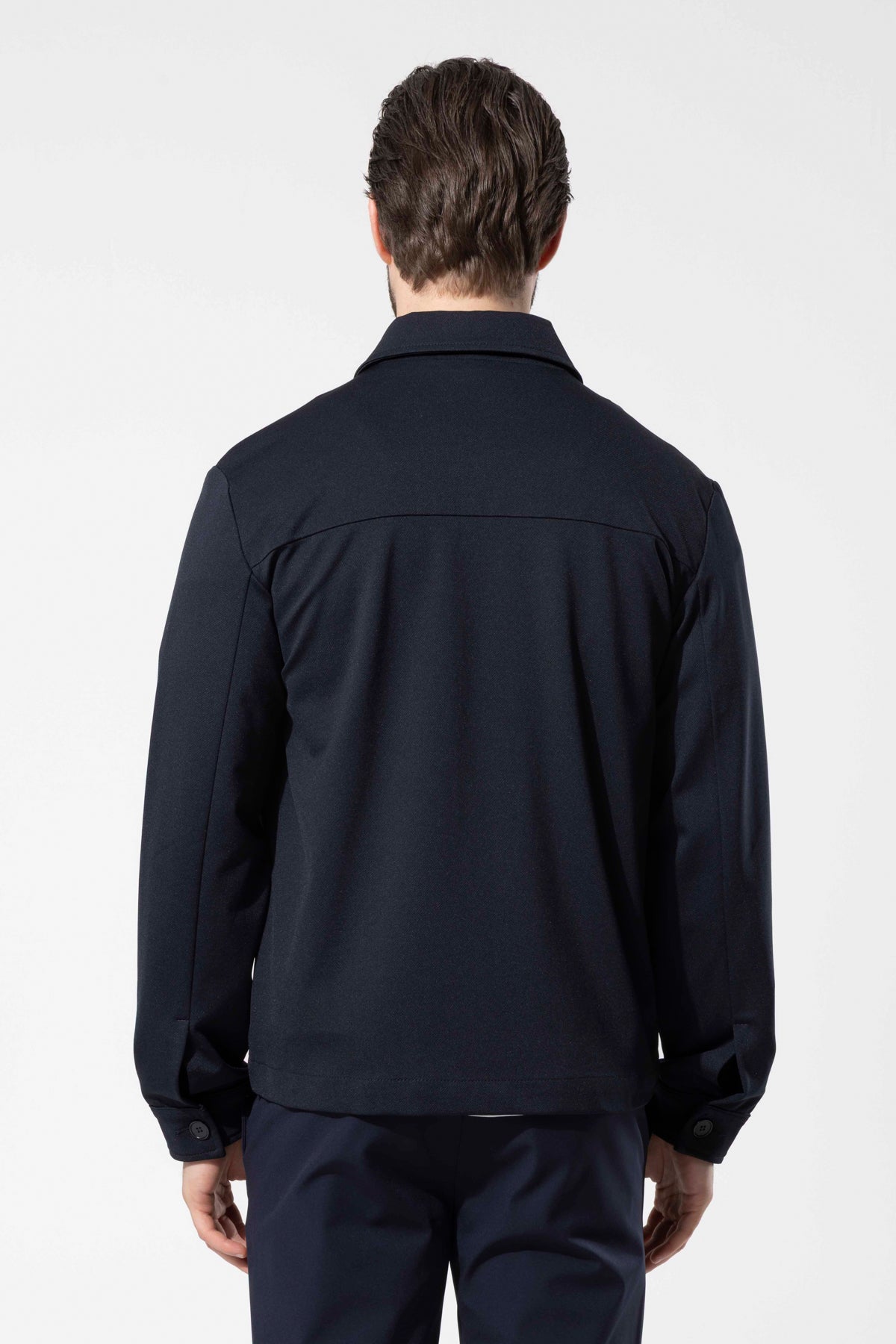 Minimal Tasarımlı Modern Erkek Ceket - Lacivert