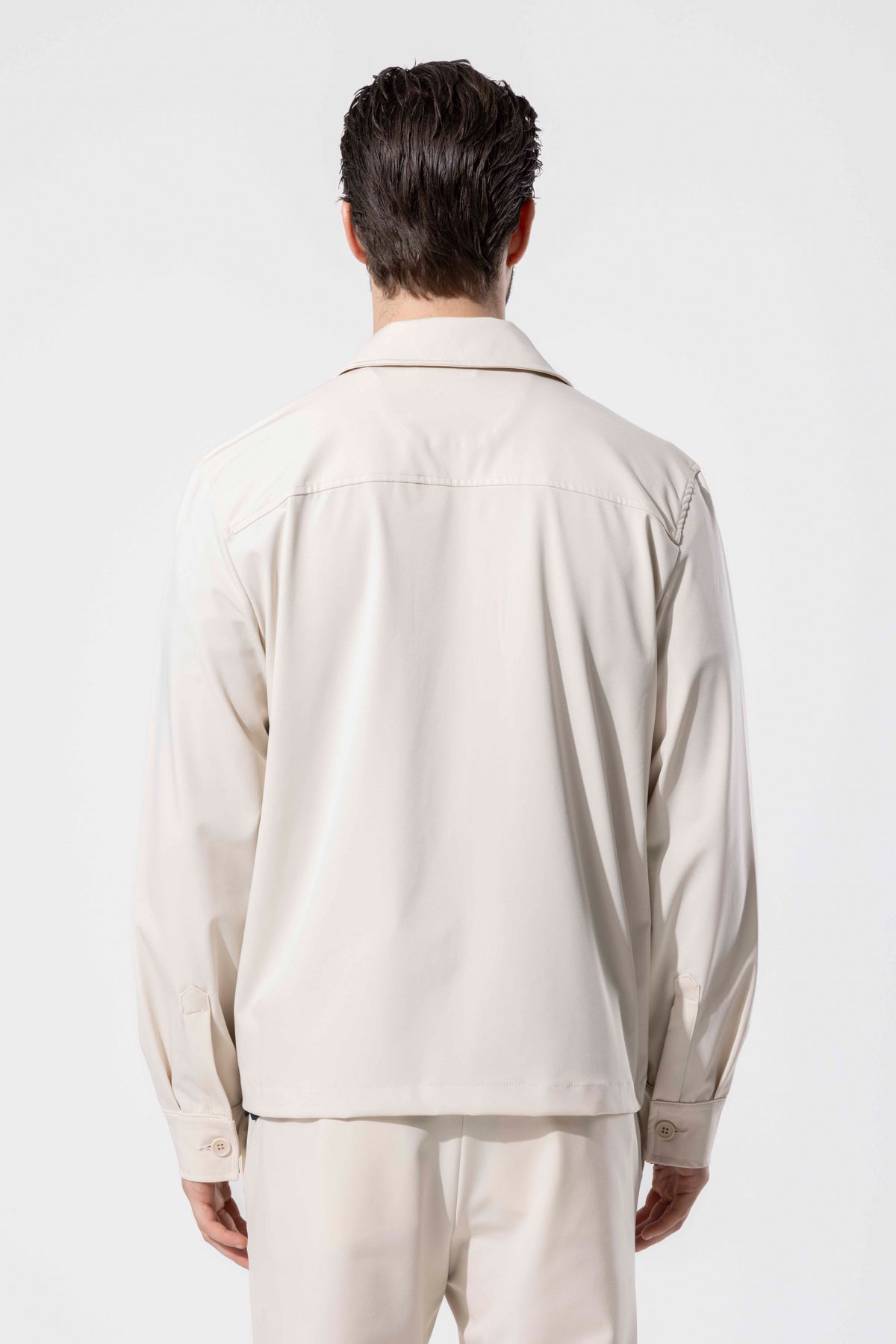 Men's Zip-Up Jacket with Pocket Details