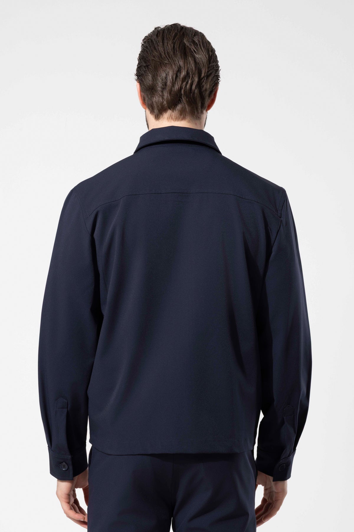 Men's Zip-Up Jacket with Pocket Details